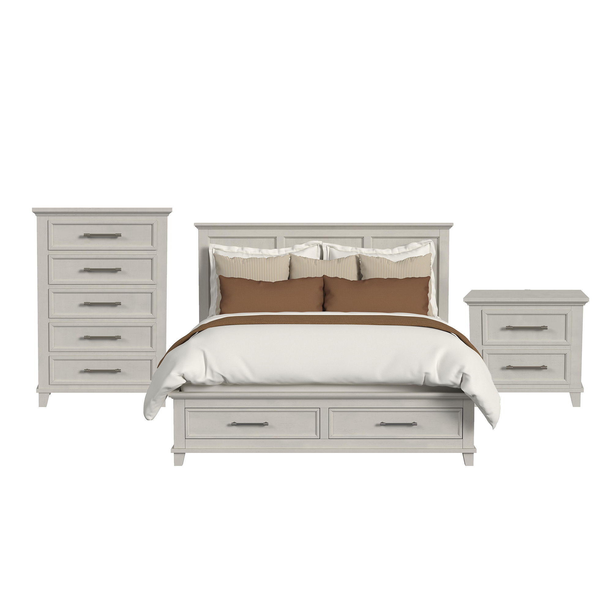 King · 3 Pc · Bedroom Set