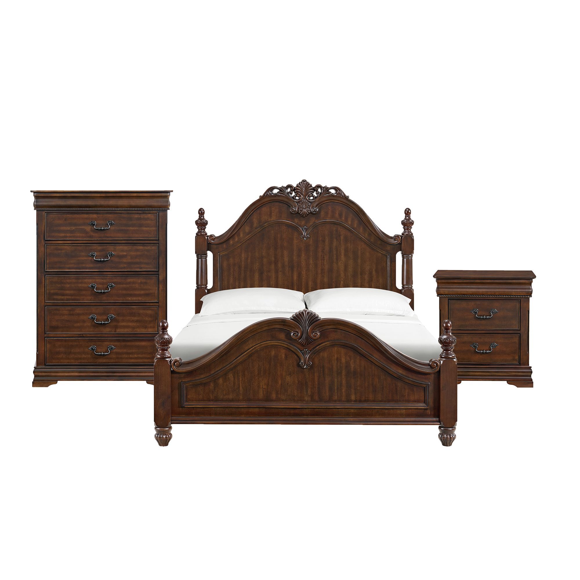 Northridge - Queen 3 Piece Bedroom Set - Cherry