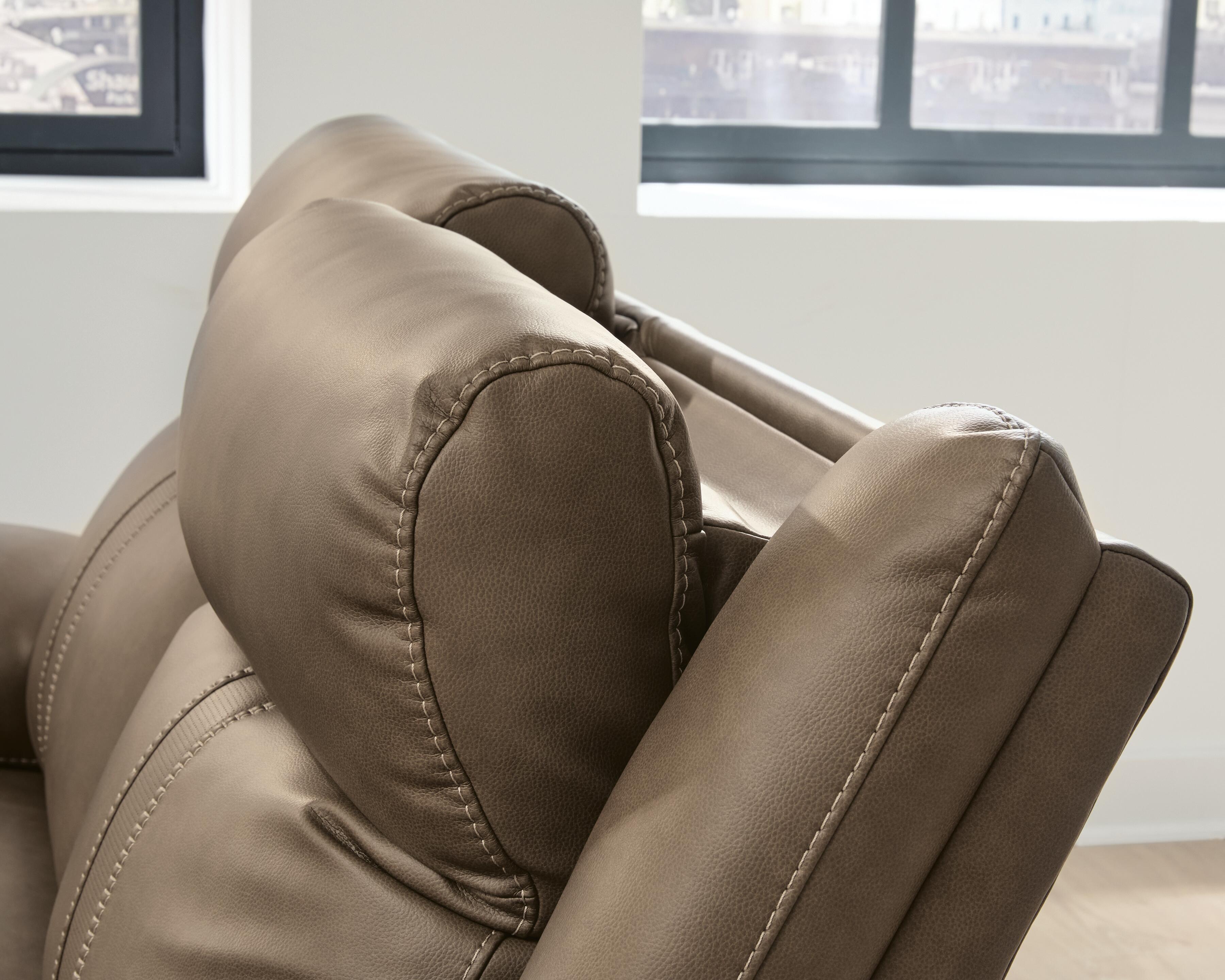 Max-Momentum - 5-Piece Power Reclining Sectional - Biscotti