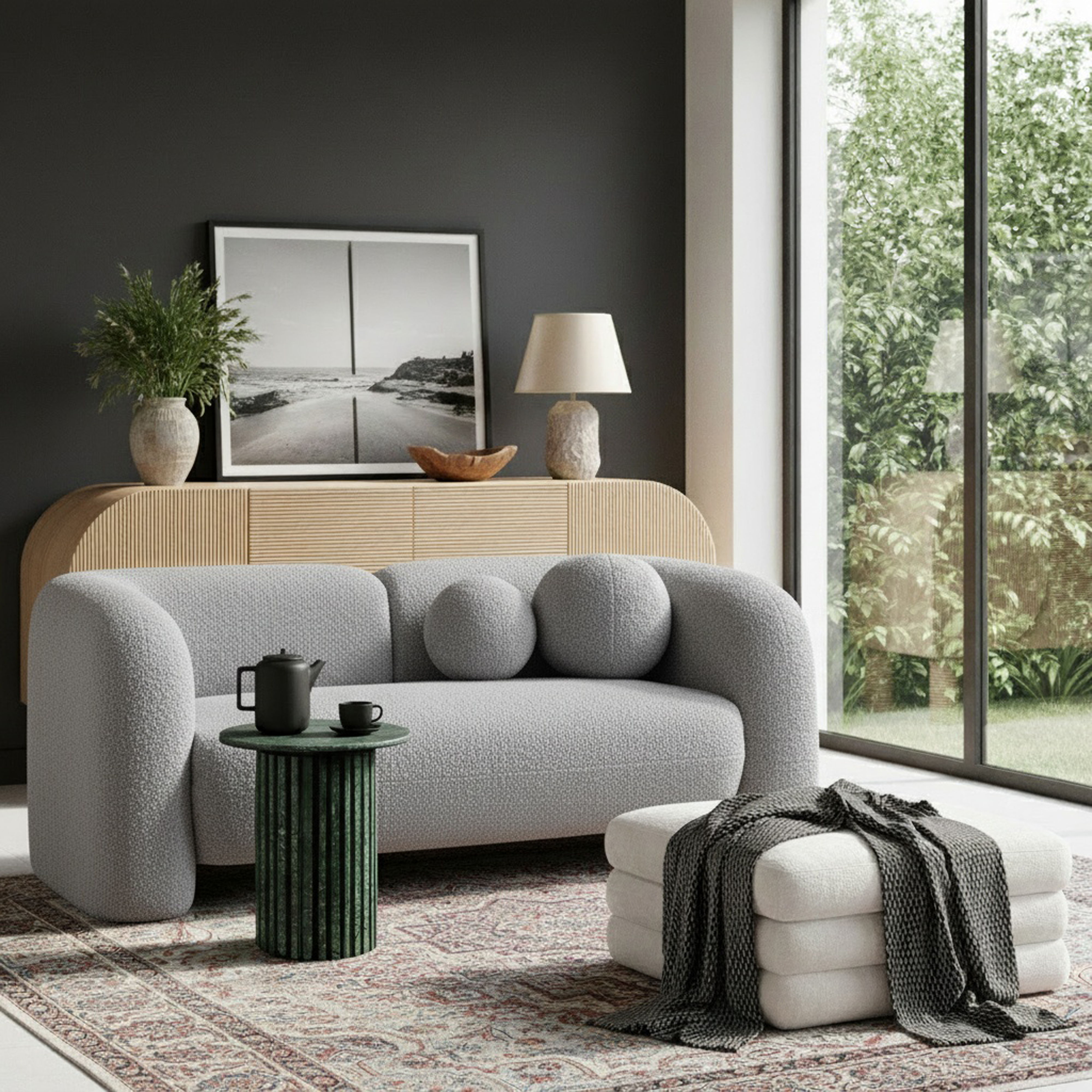 Emory - Loveseat - Gray
