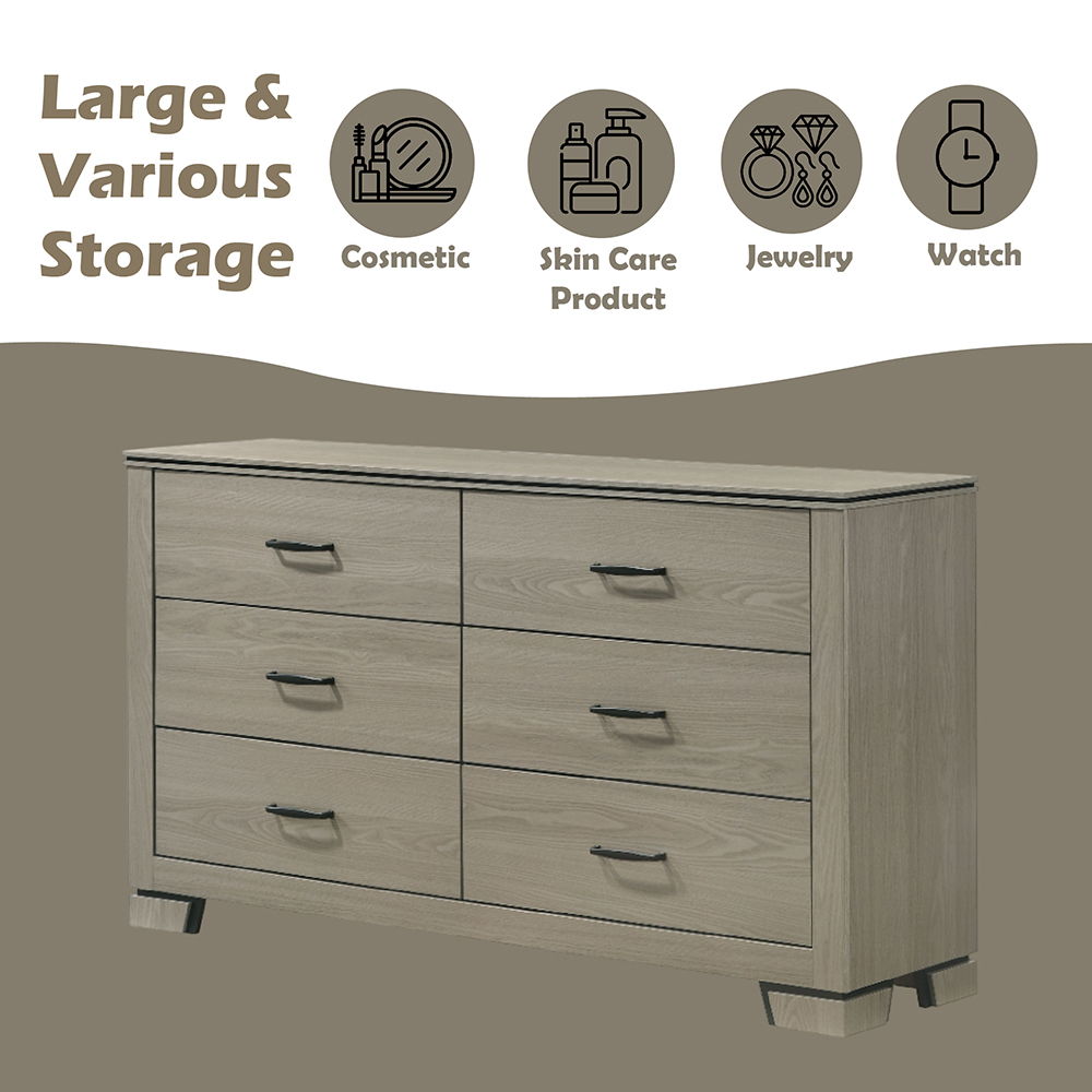 Joanna - Dresser - Weathered Gray, gray, view 6