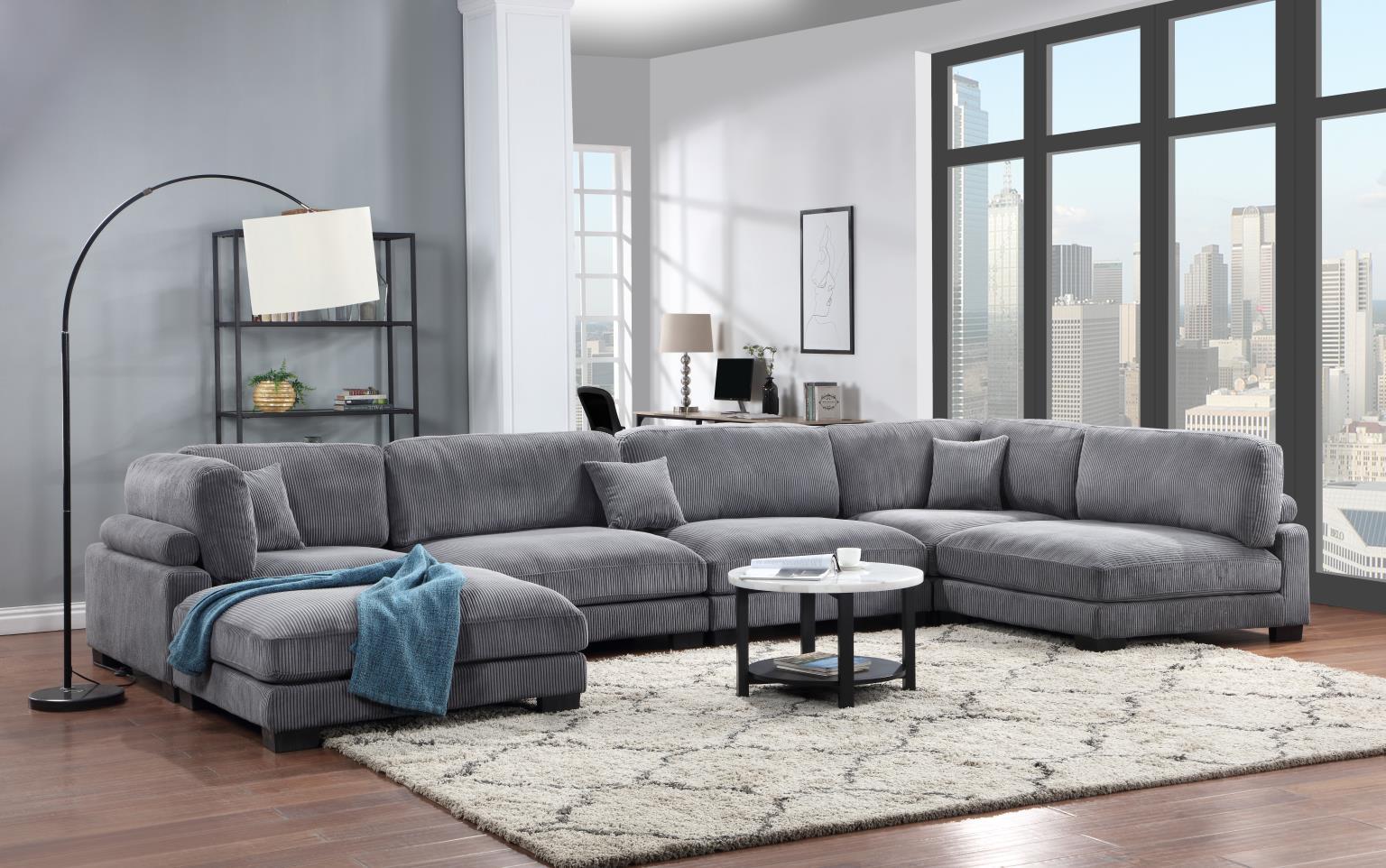 U253 - Wedge (With Pillow) - Gray