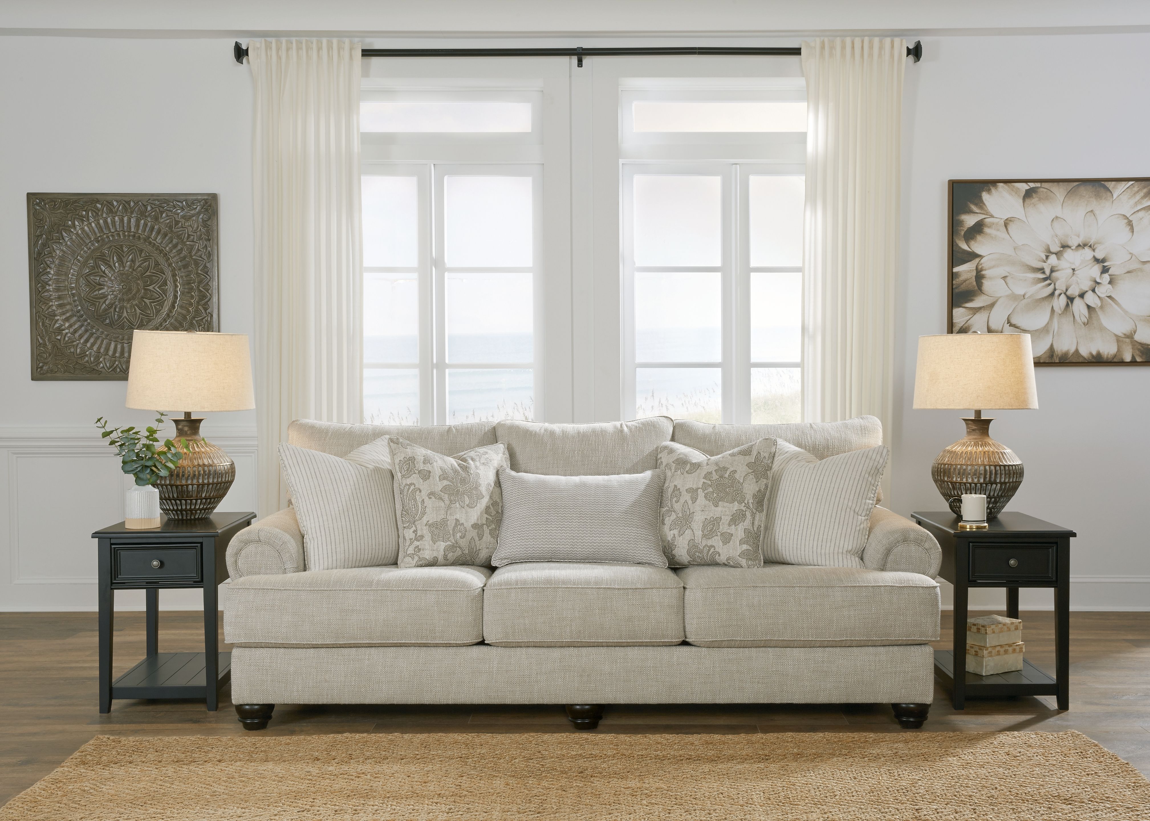 Asanti - 2 Pc. - Sofa, Loveseat - Fog