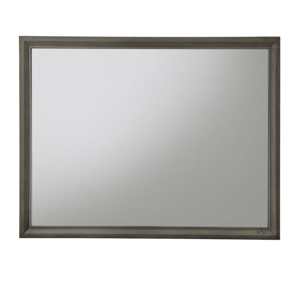 Carine II - Mirror - Gray, dark gray, view 3