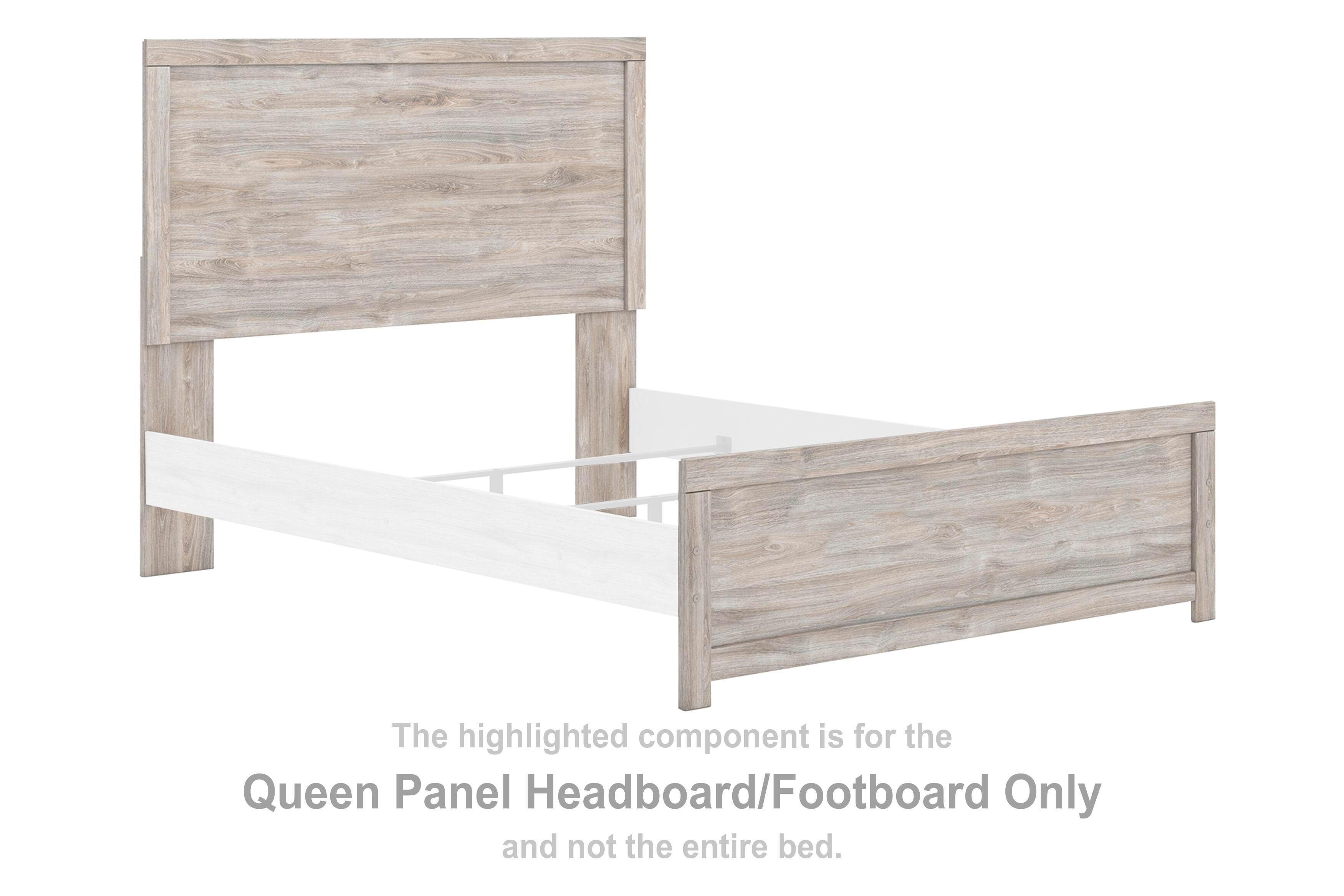 Broachmyn – Queen Panel Headboard/Footboard – Gray