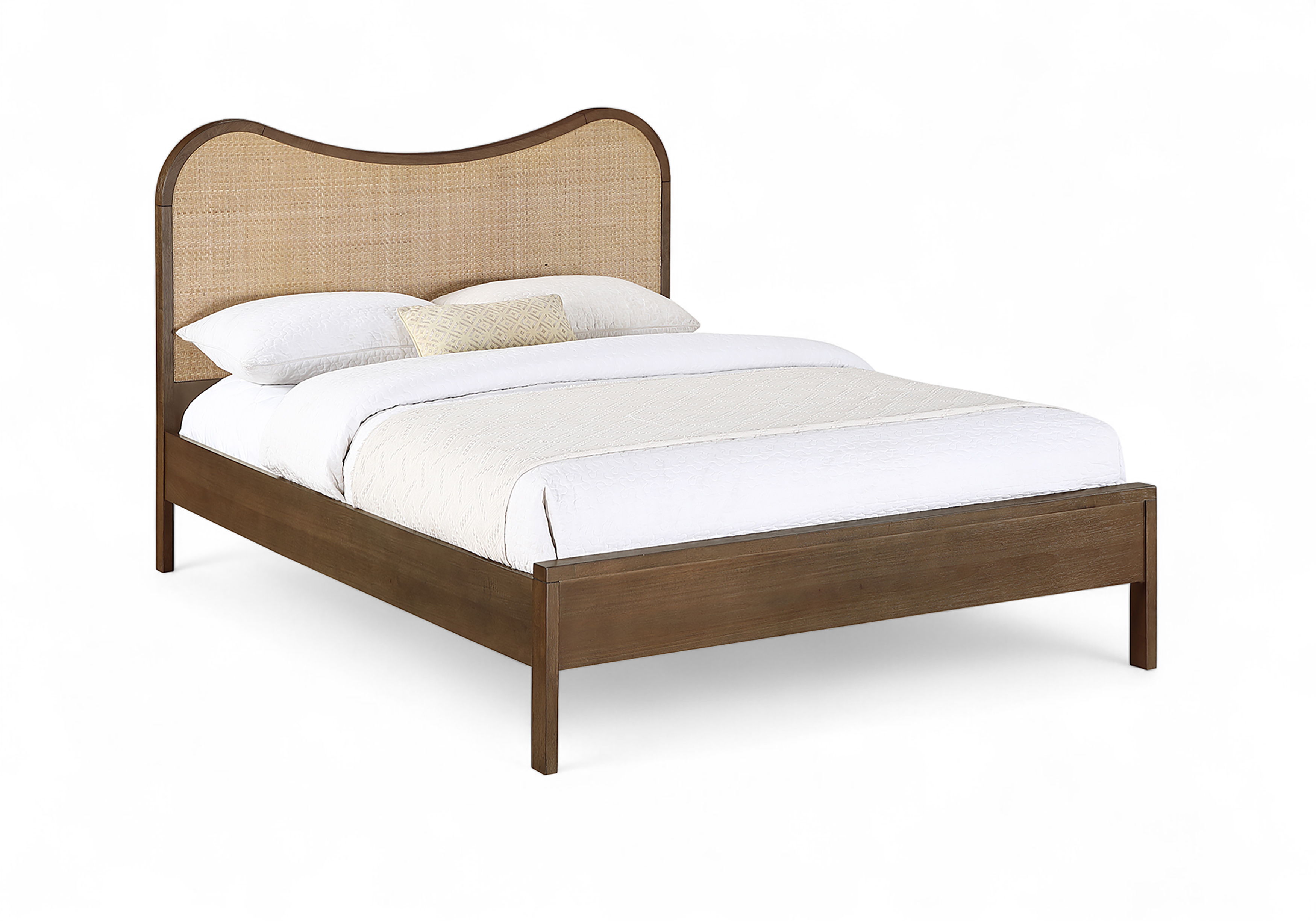 Windsor - Solid Wood Full Bed (3 Boxes) - Brown