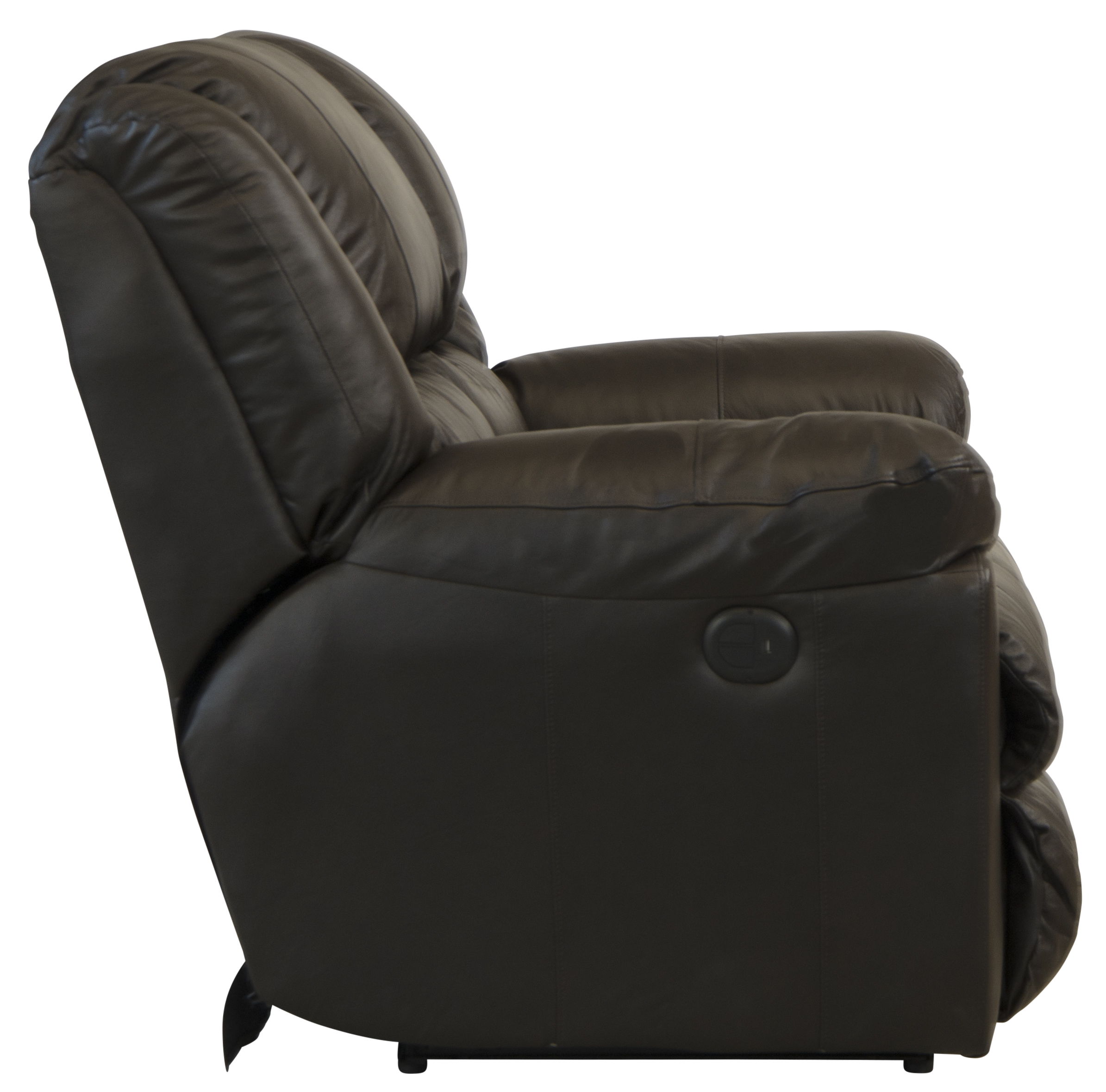 Transformer II - Power Reclining Loveseat - Chocolate Top Grain Italian Leather Match