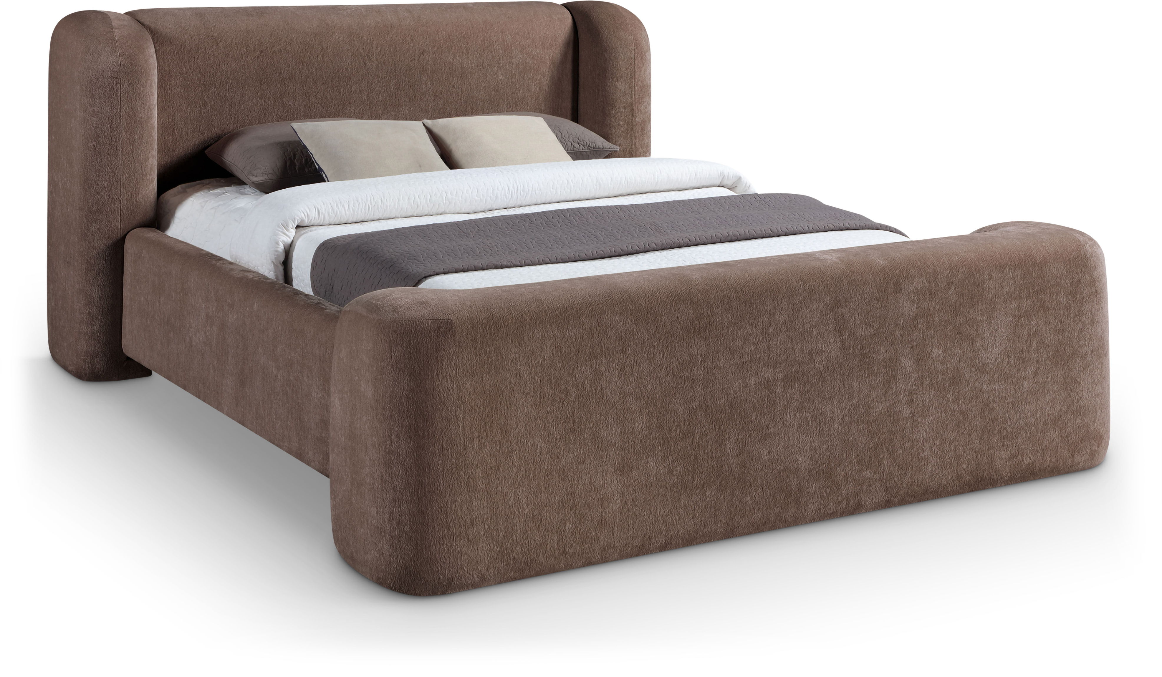 Modena - King Bed - Brown