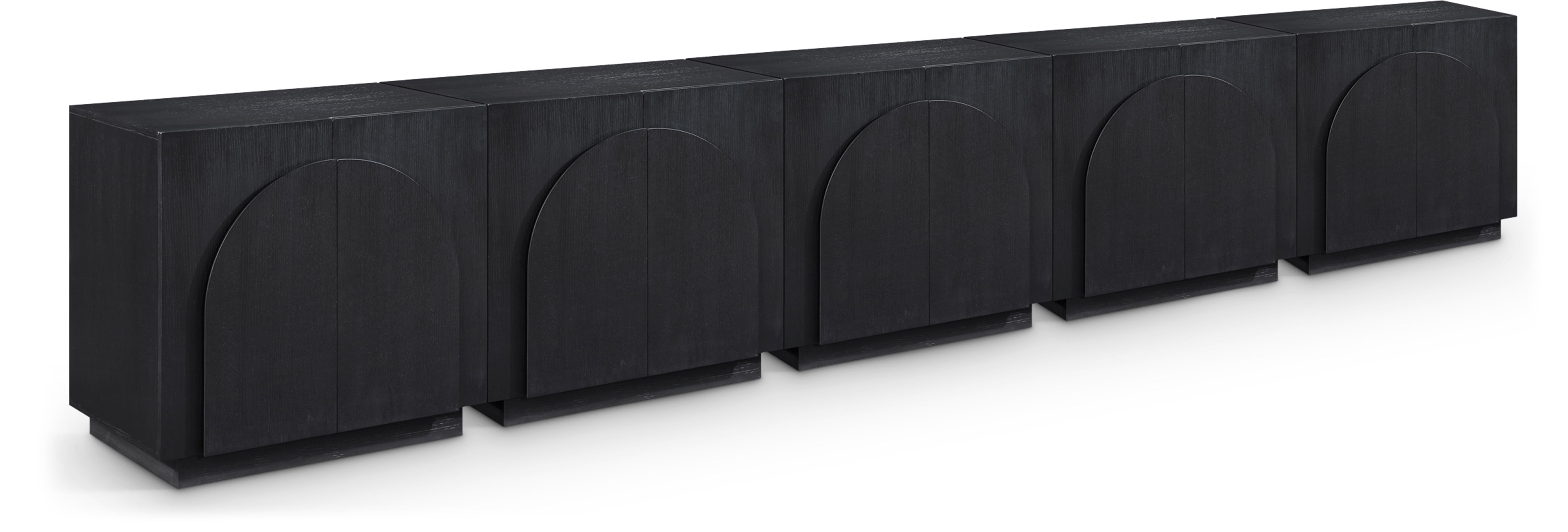 Navona - 5 Piece Sideboard / Buffet - Black