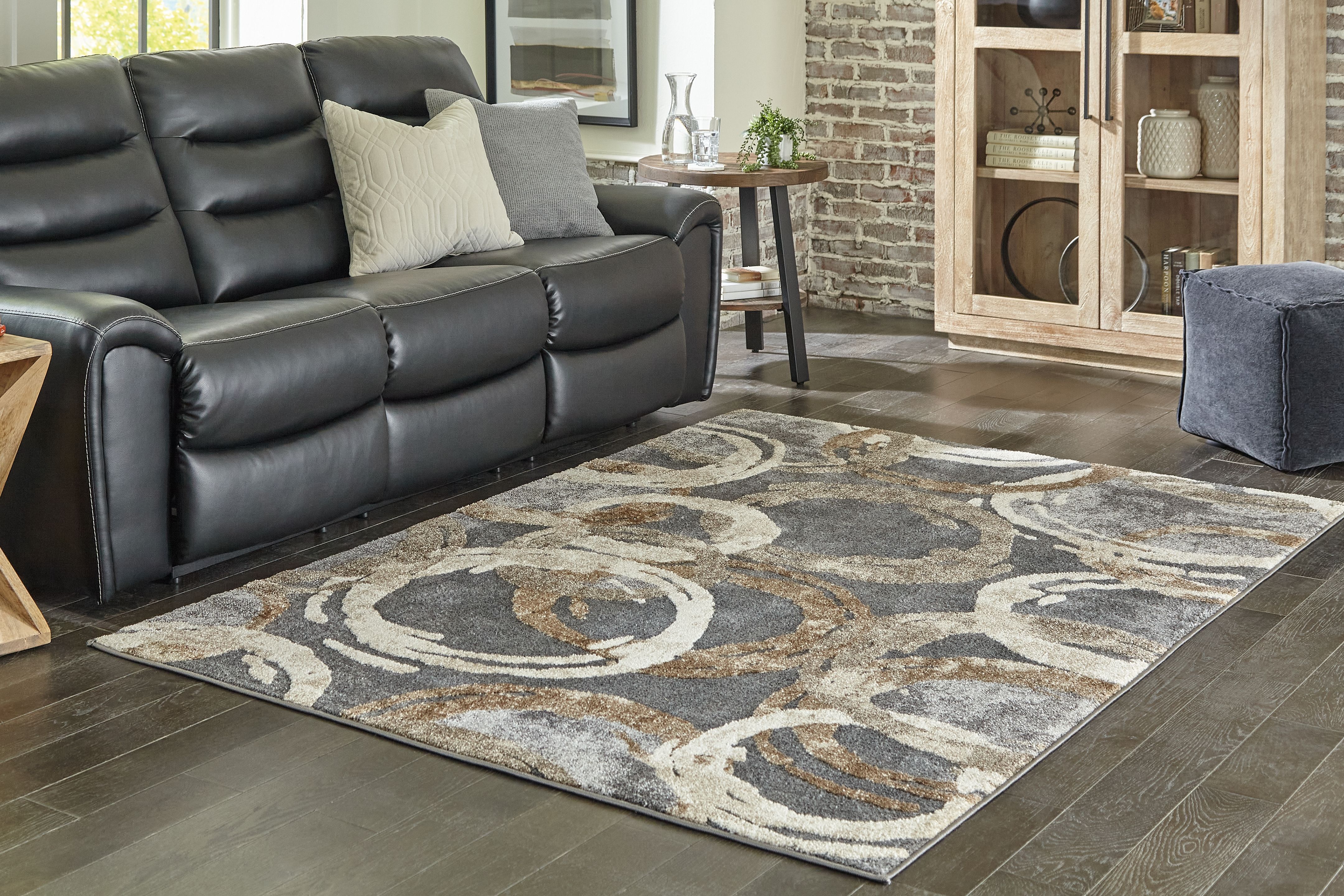 Faelyn - 8' x 10' Rug - Gray / Brown / Beige