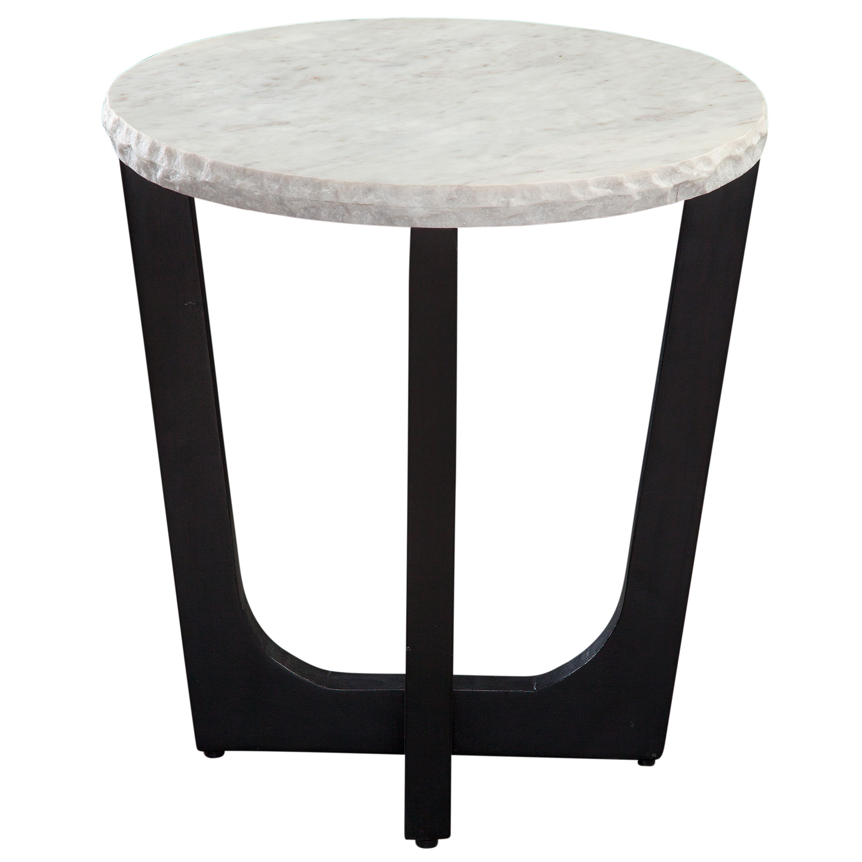 Chrissy - Marble Top End Table - White