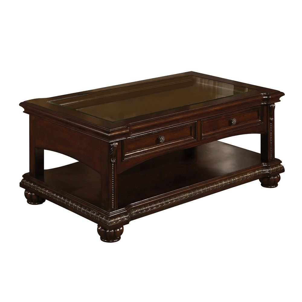 Anondale - Coffee Table - Cherry, dark brown, view 2