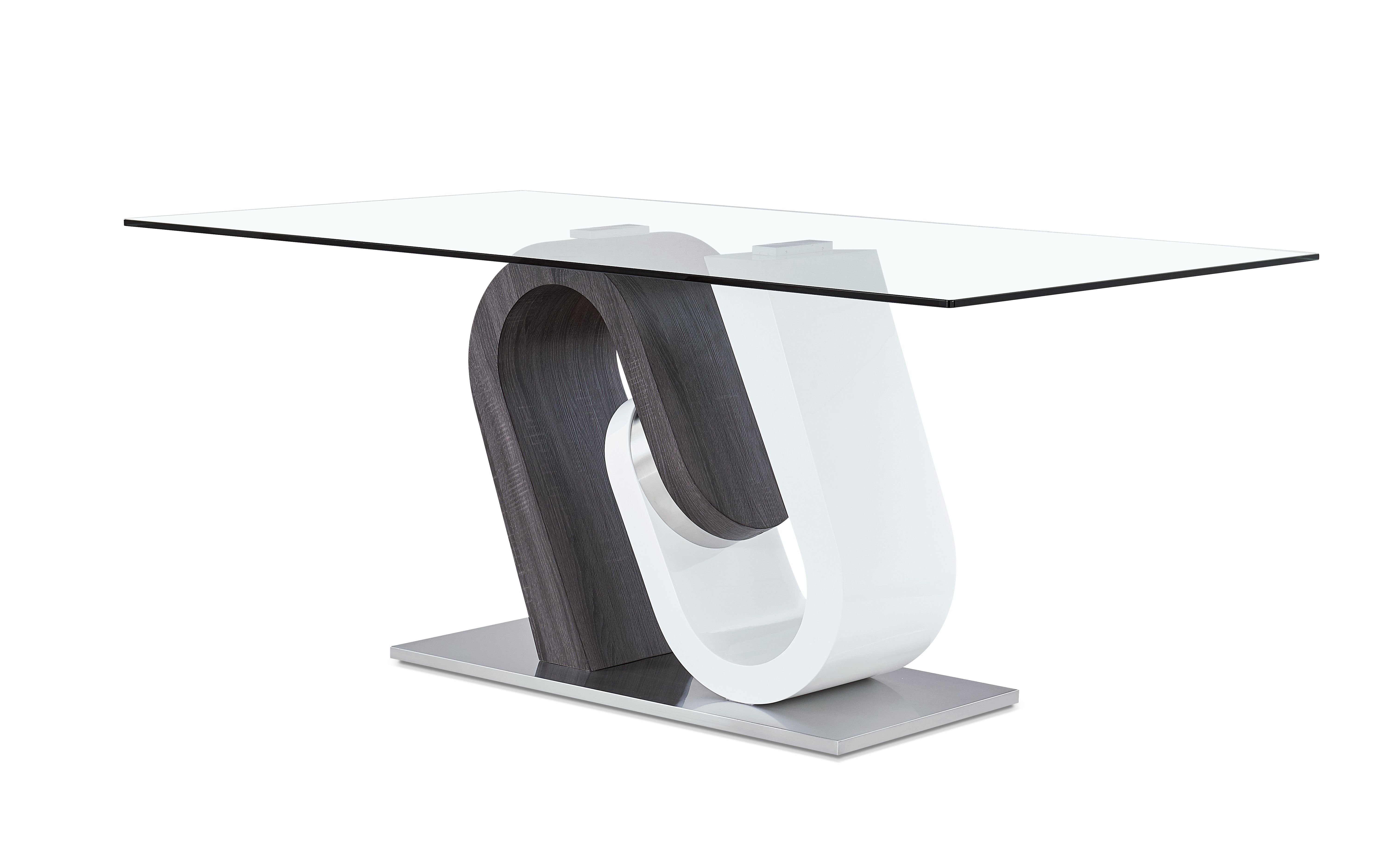 D4127 - Dining Table Base - Silver