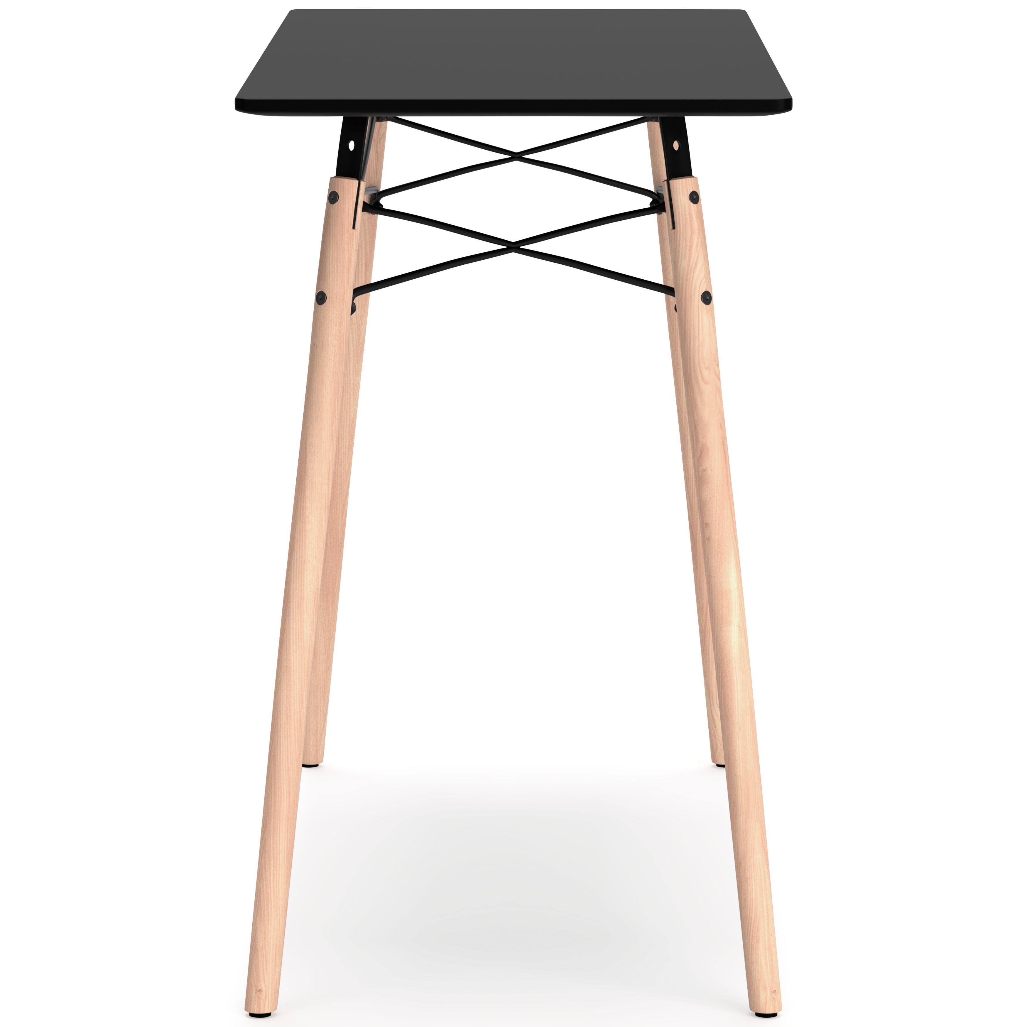 Ashley Furniture Jaspeni - Home Office Desk - Black / Natural - Image 7