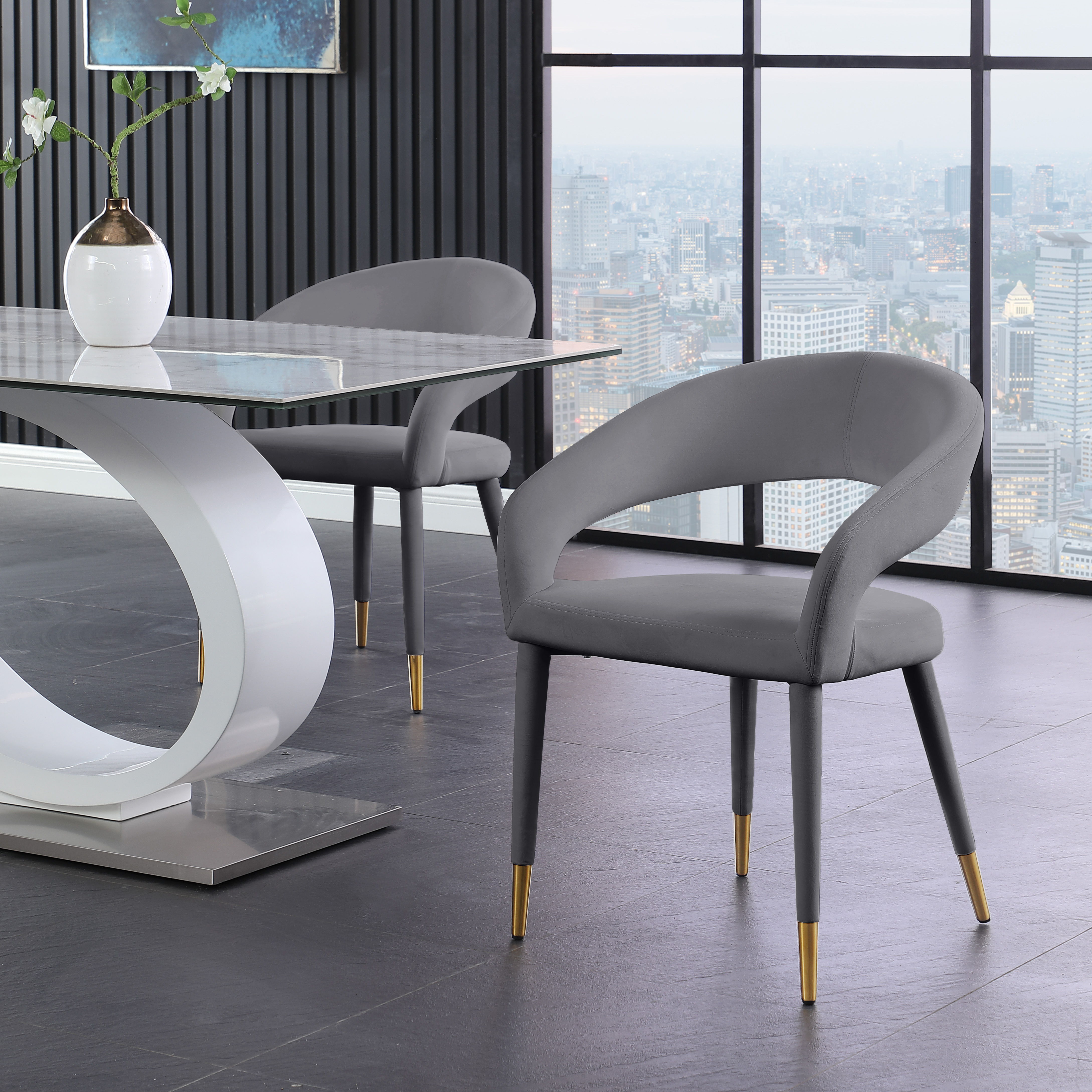 Destiny - Dining Chair - Gray