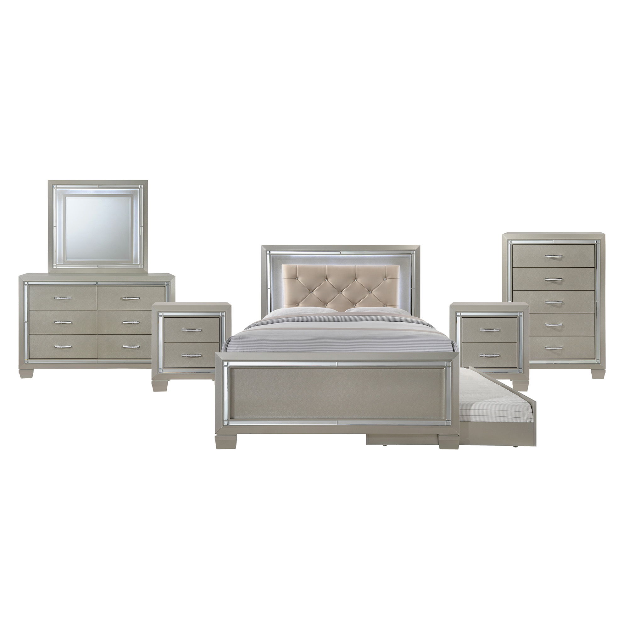 Full · 6 Pc · Bedroom Set