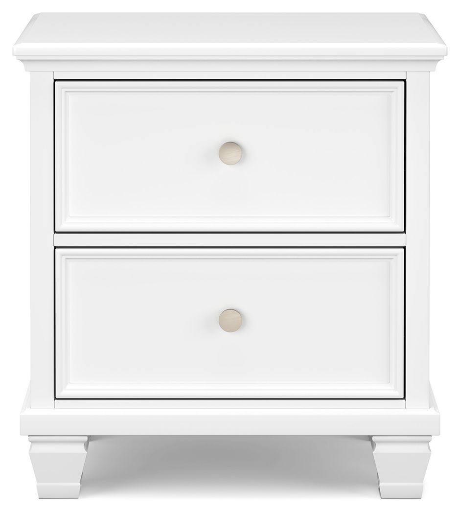Ashley Furniture Fortman - Two Drawer Night Stand - White - Image 5
