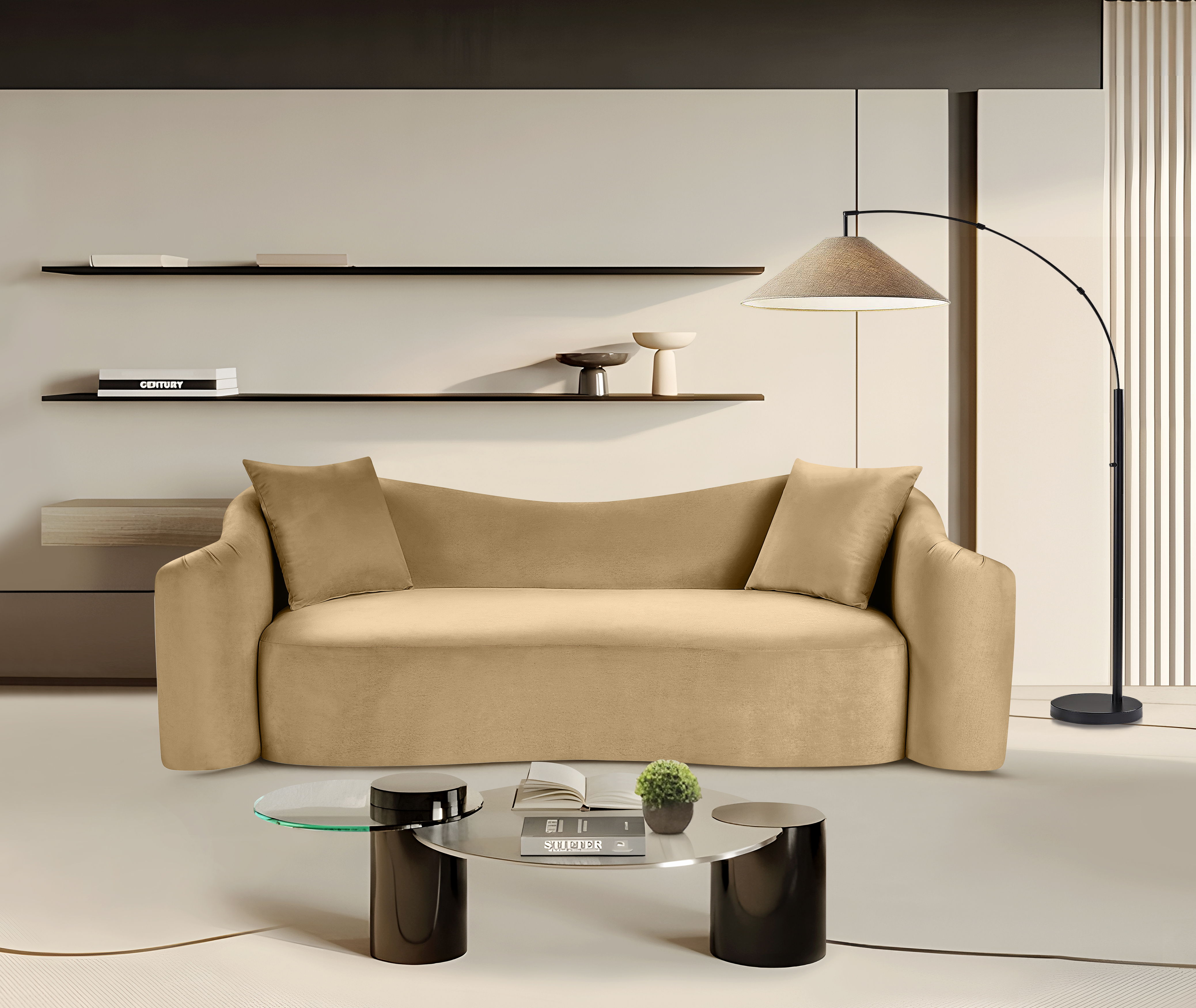 Destin - Sofa - Camel