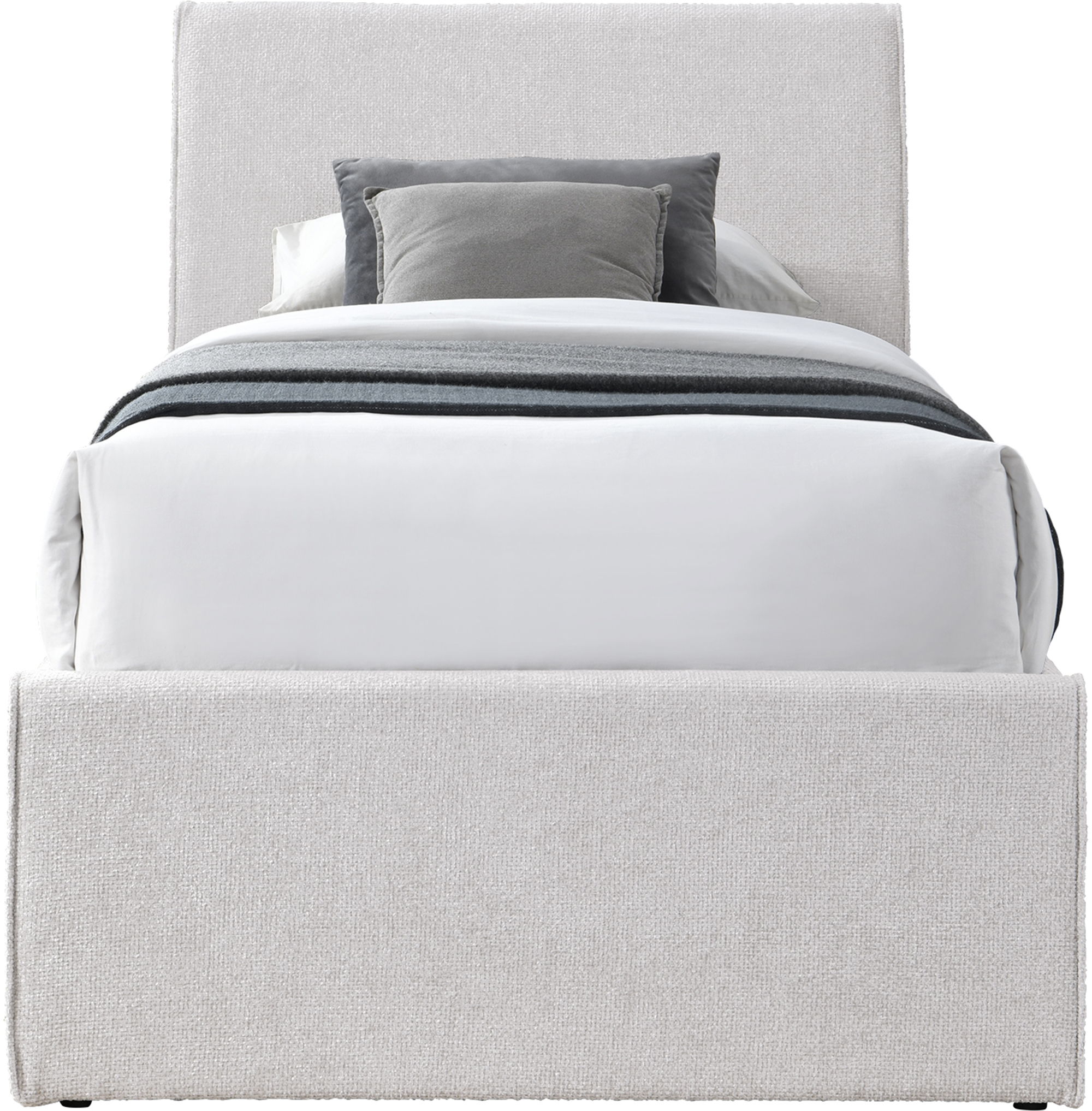 Myles - Twin Trundle Bed - Cream