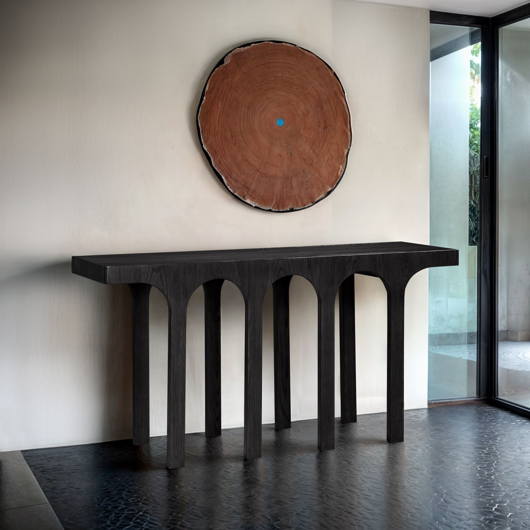 Westfield - Wood Console Table - Black