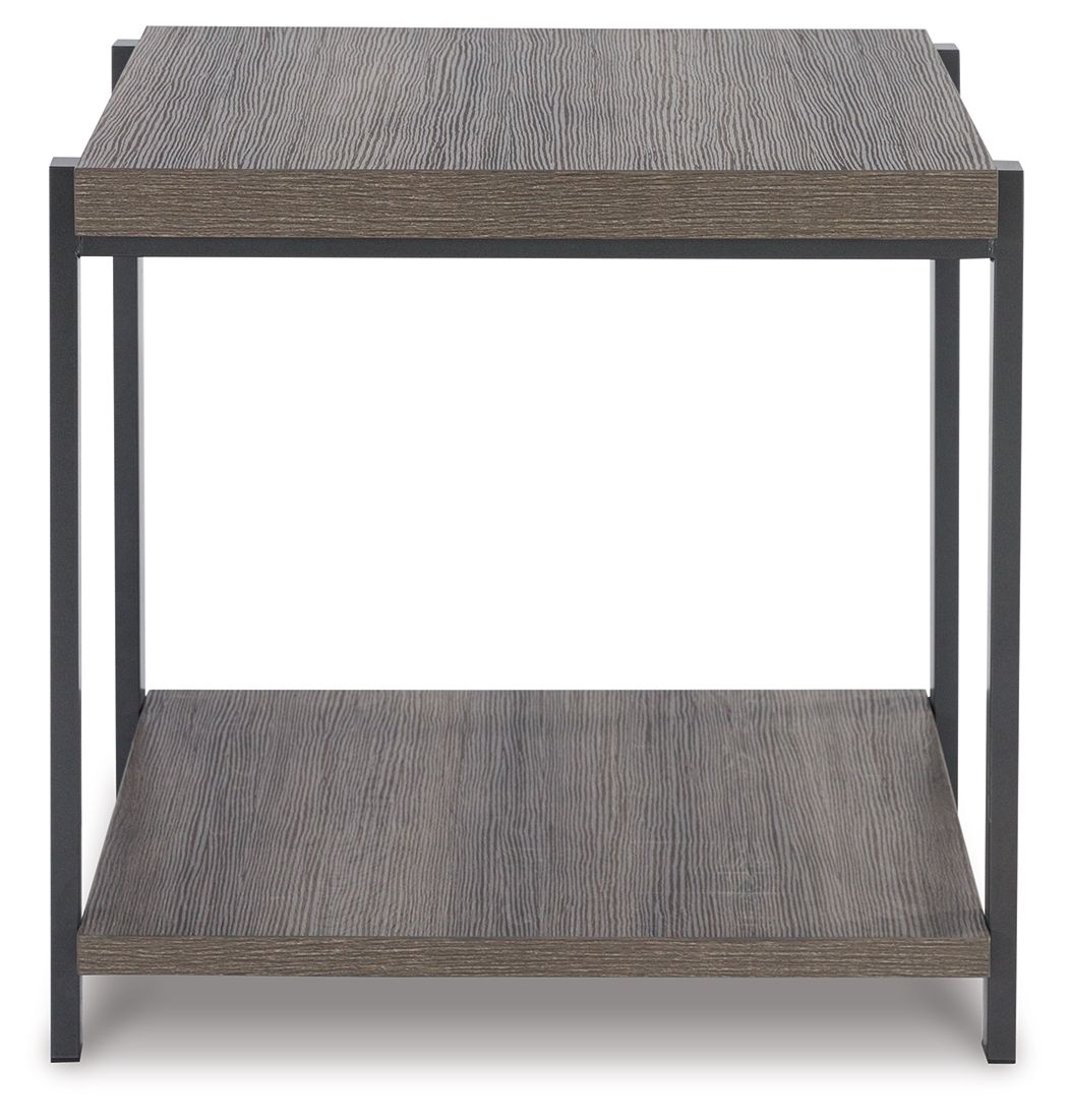 Ashley Furniture Wilmaden - Occasional Table Set (Set of 3) - Gray / Black - Image 9