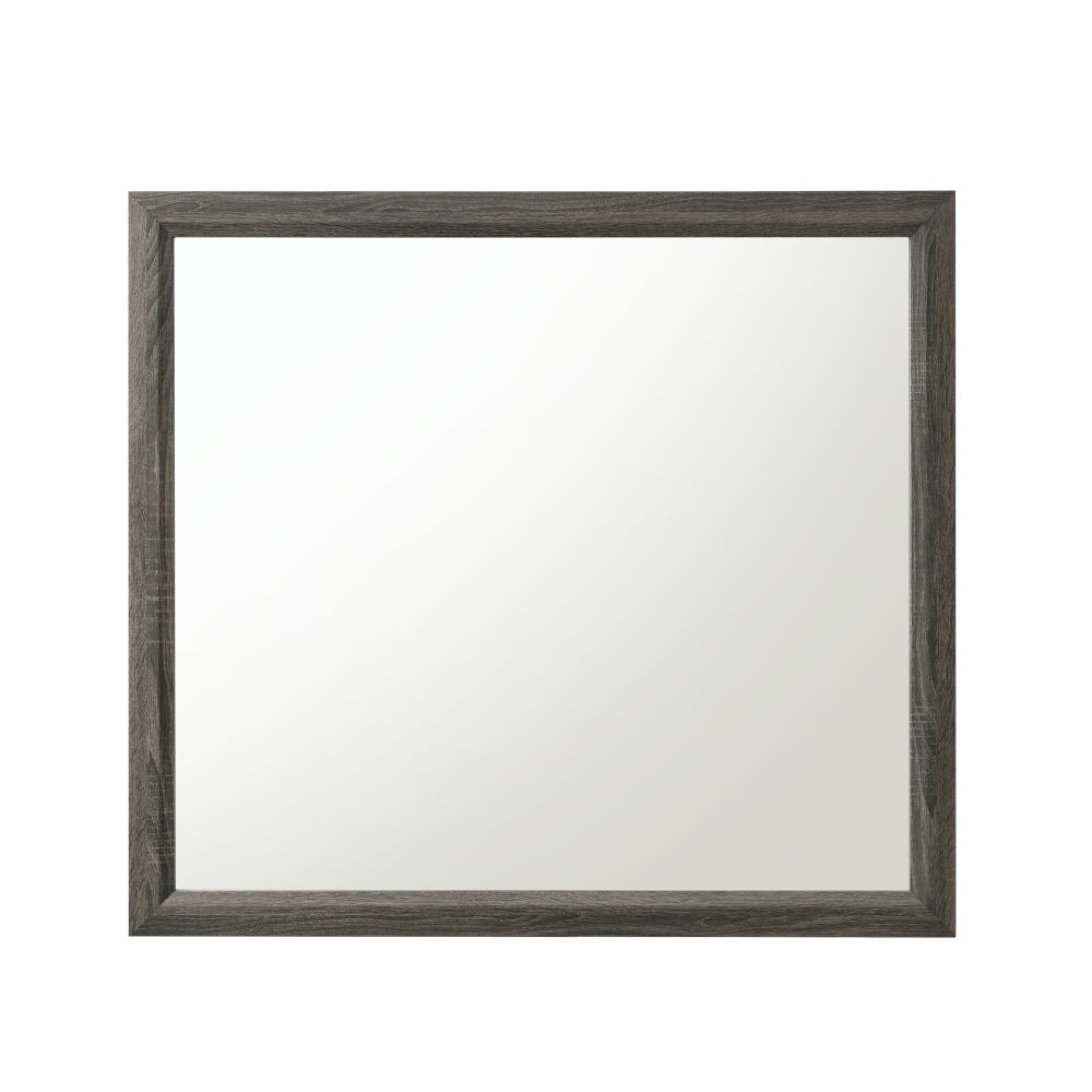 Valdemar - Mirror - Weathered Gray, dark gray, view 2