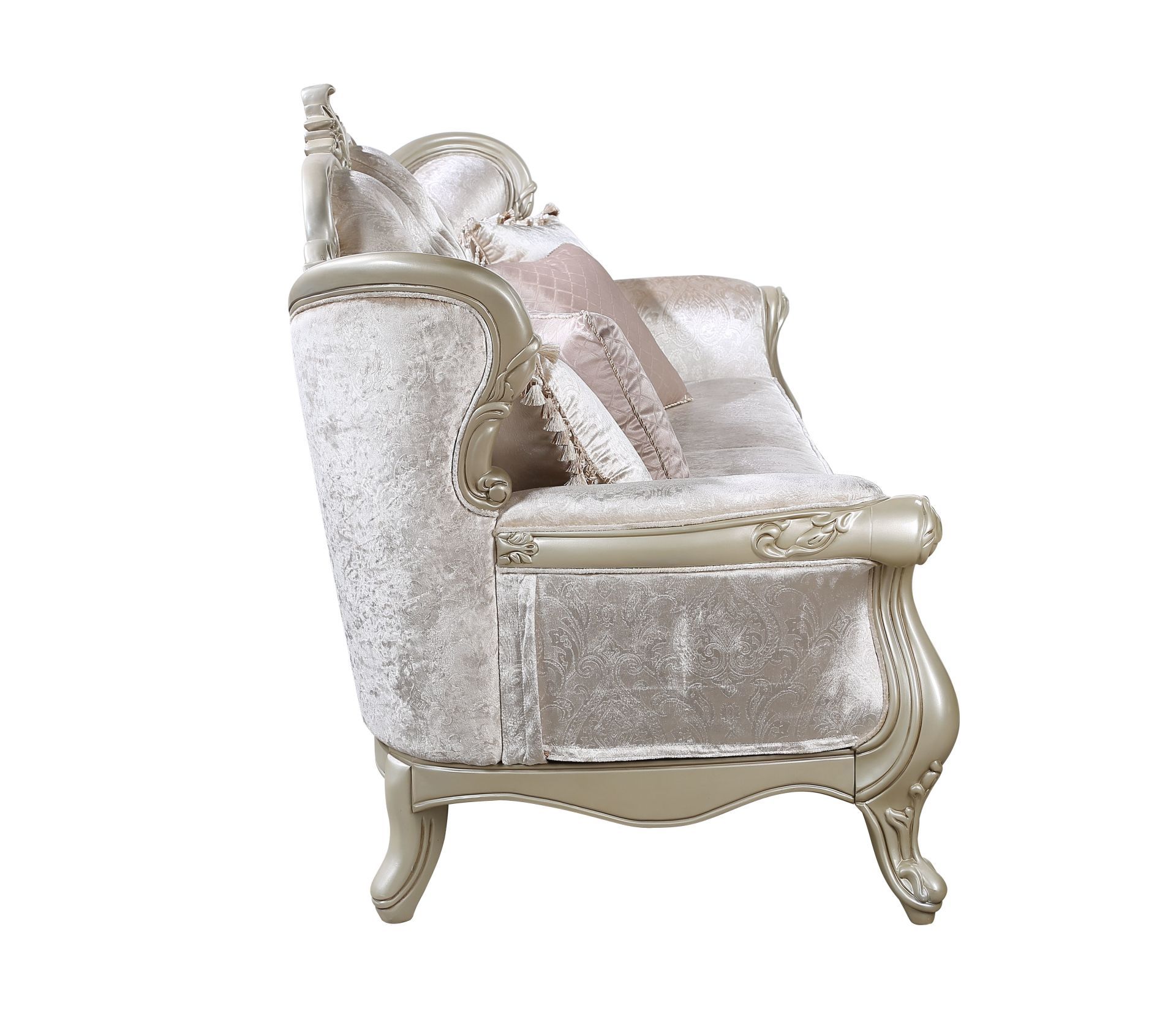 Monique - Sofa - Pearl Silver