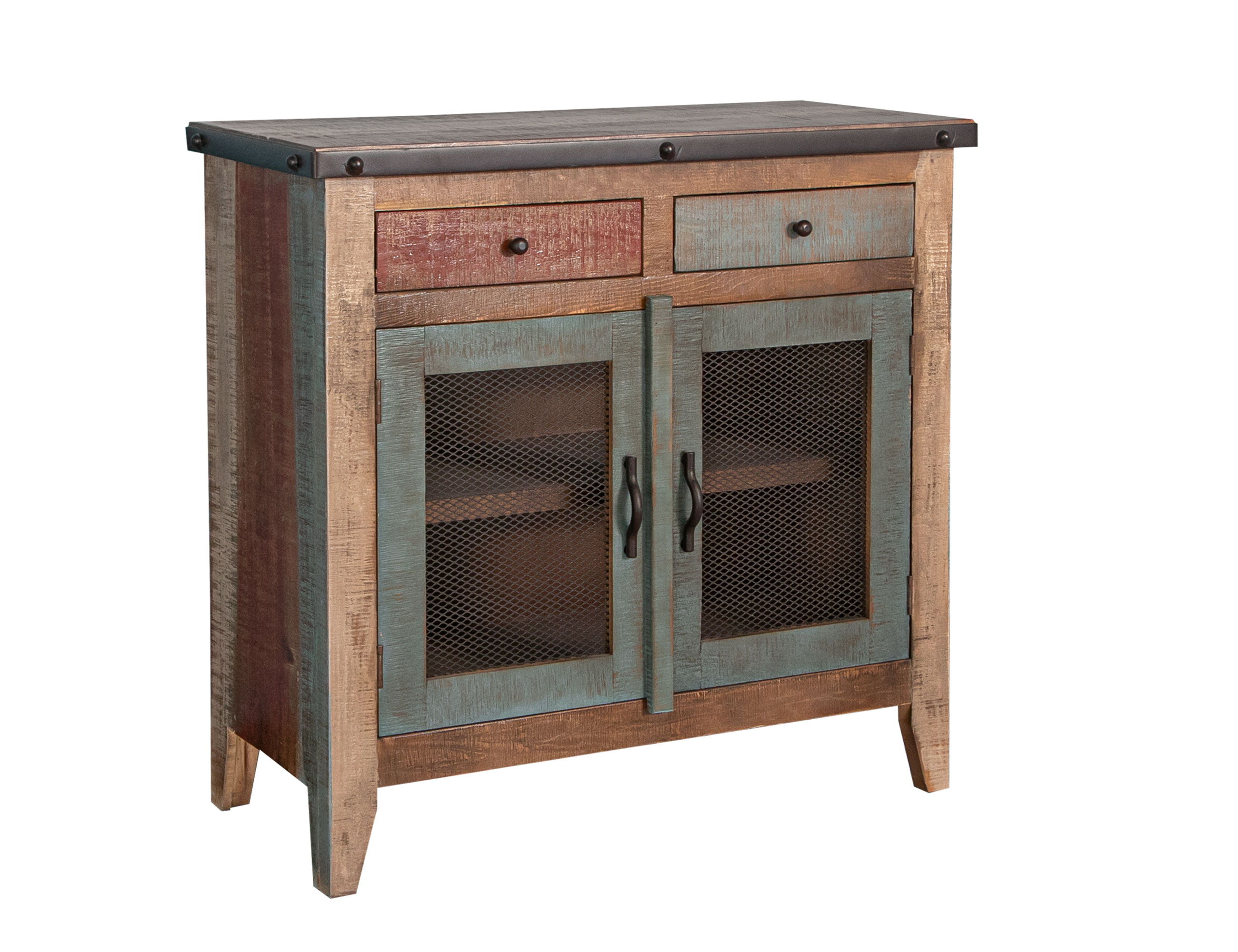 International Furniture Direct Antique - Server - Multicolor