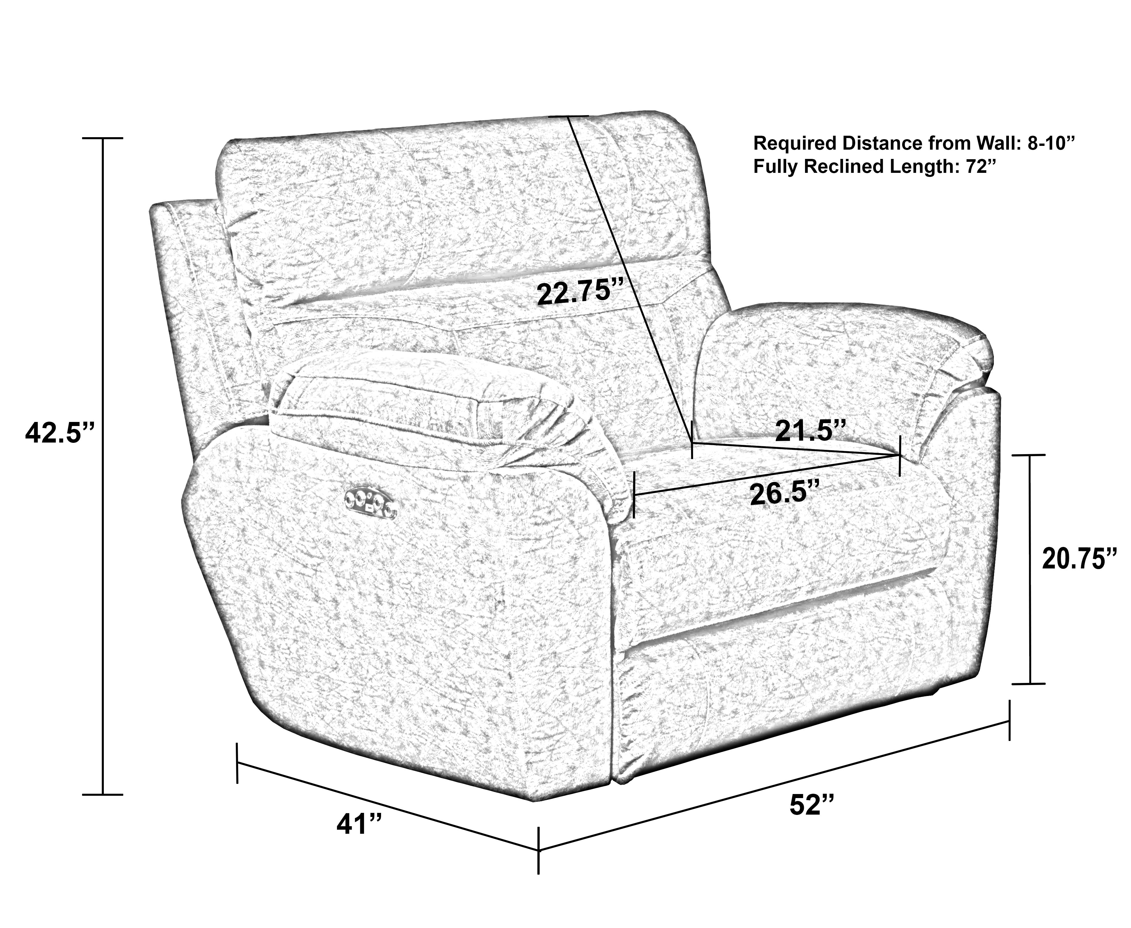Sedona - Power Lay Flat Recliner With Power Adjustable Headrest & Lumbar - Mocha
