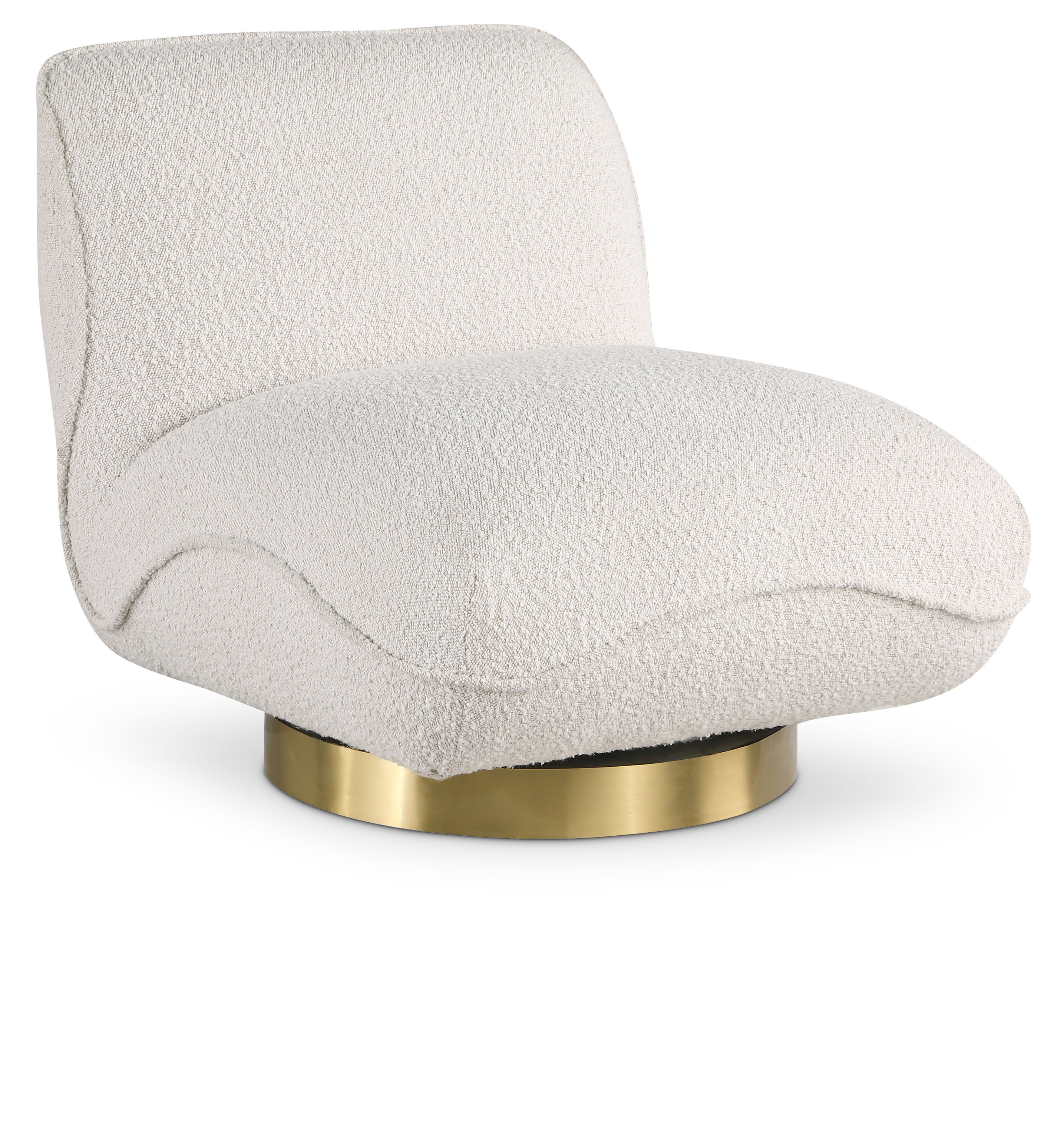 Geneva - Swivel Accent Chair - Cream
