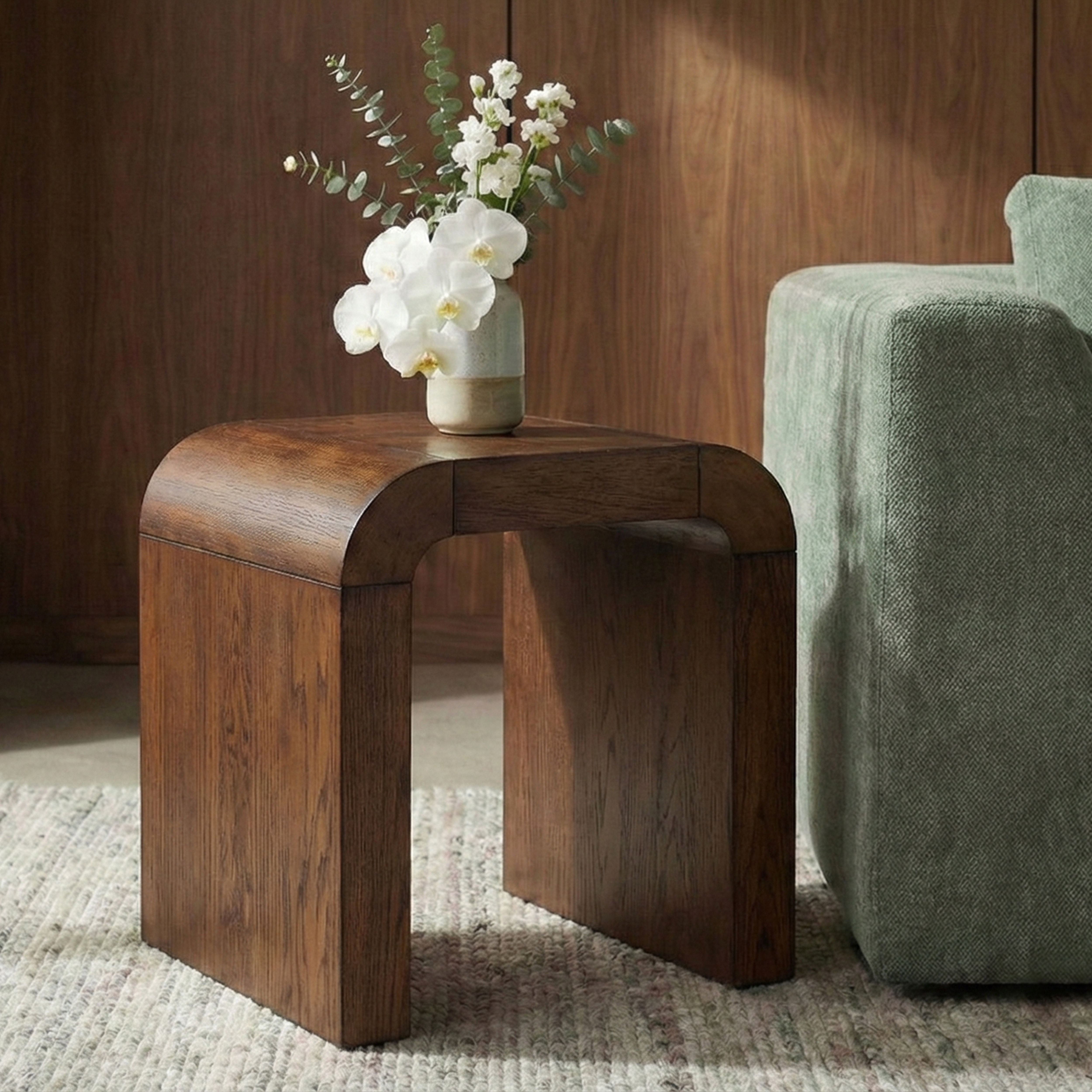 Toulon - Oak Veneer End Table - Brown