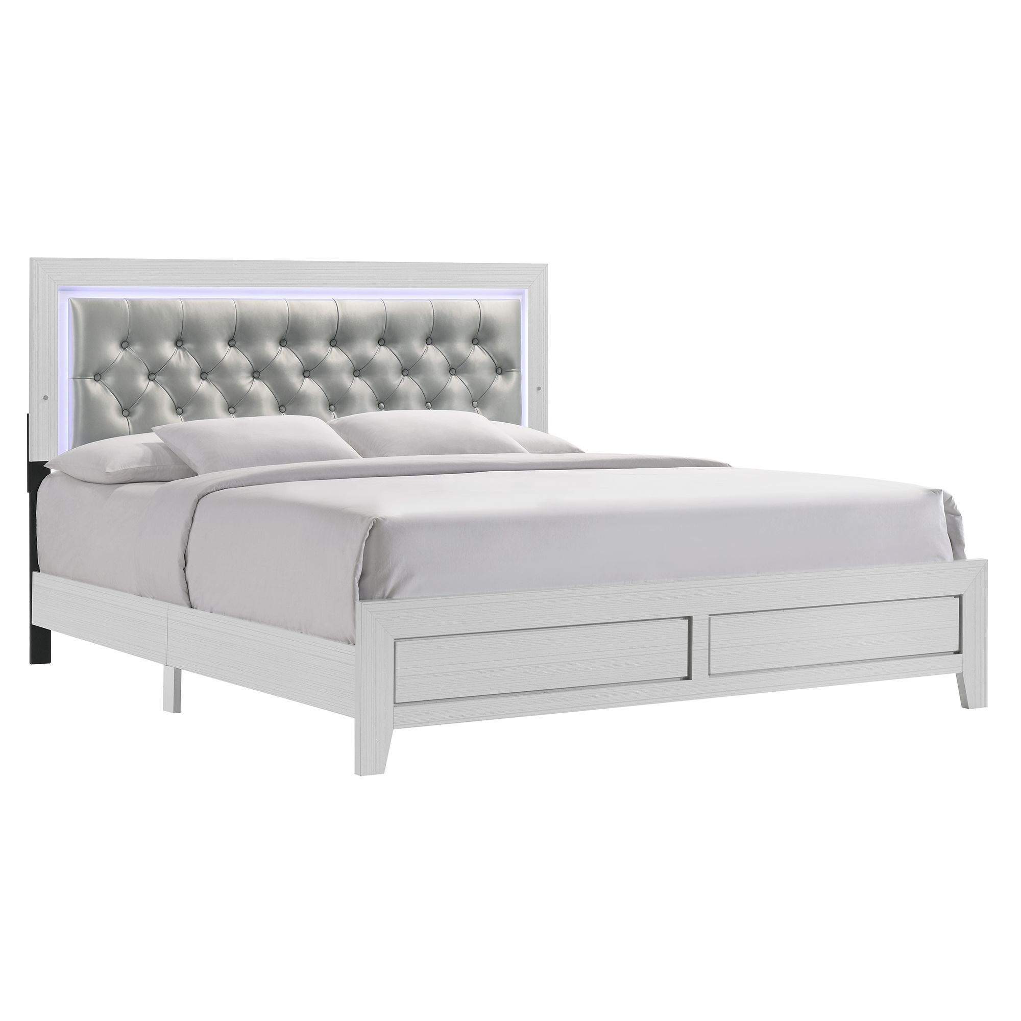 Belinda King Bed White New Lots Furniture Online Store