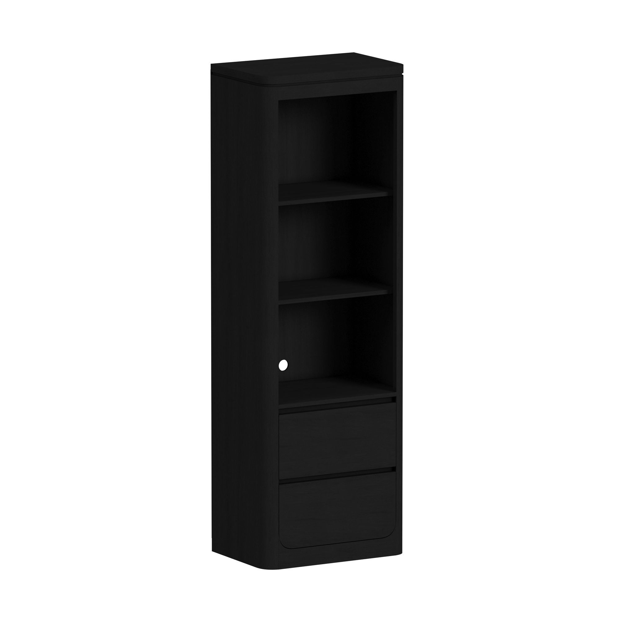 Rosalie - 4 Piece Entertainment Unit With 71" TV Console - Black