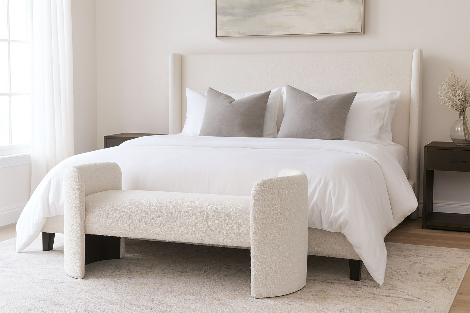 Peyton - Bench - Cream