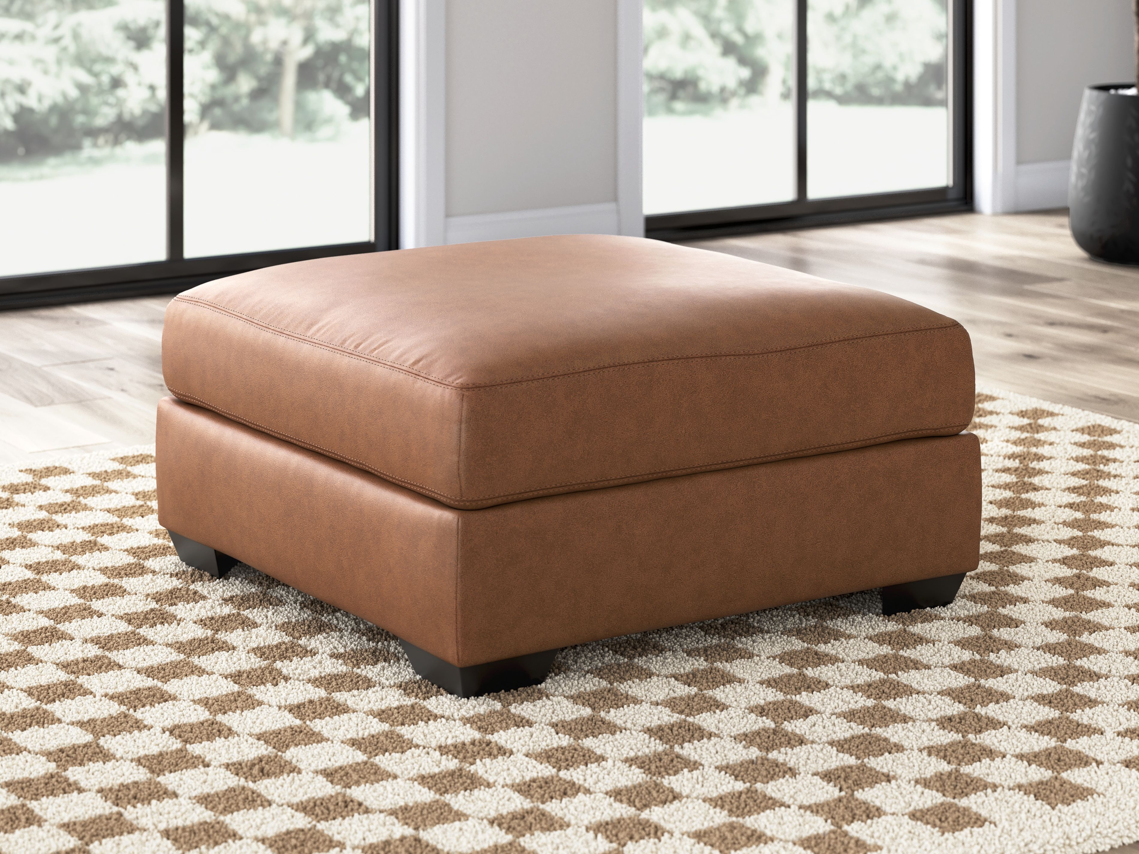 Ashley Furniture WillowBend - Oversized Accent Ottoman - Caramel - Image 2