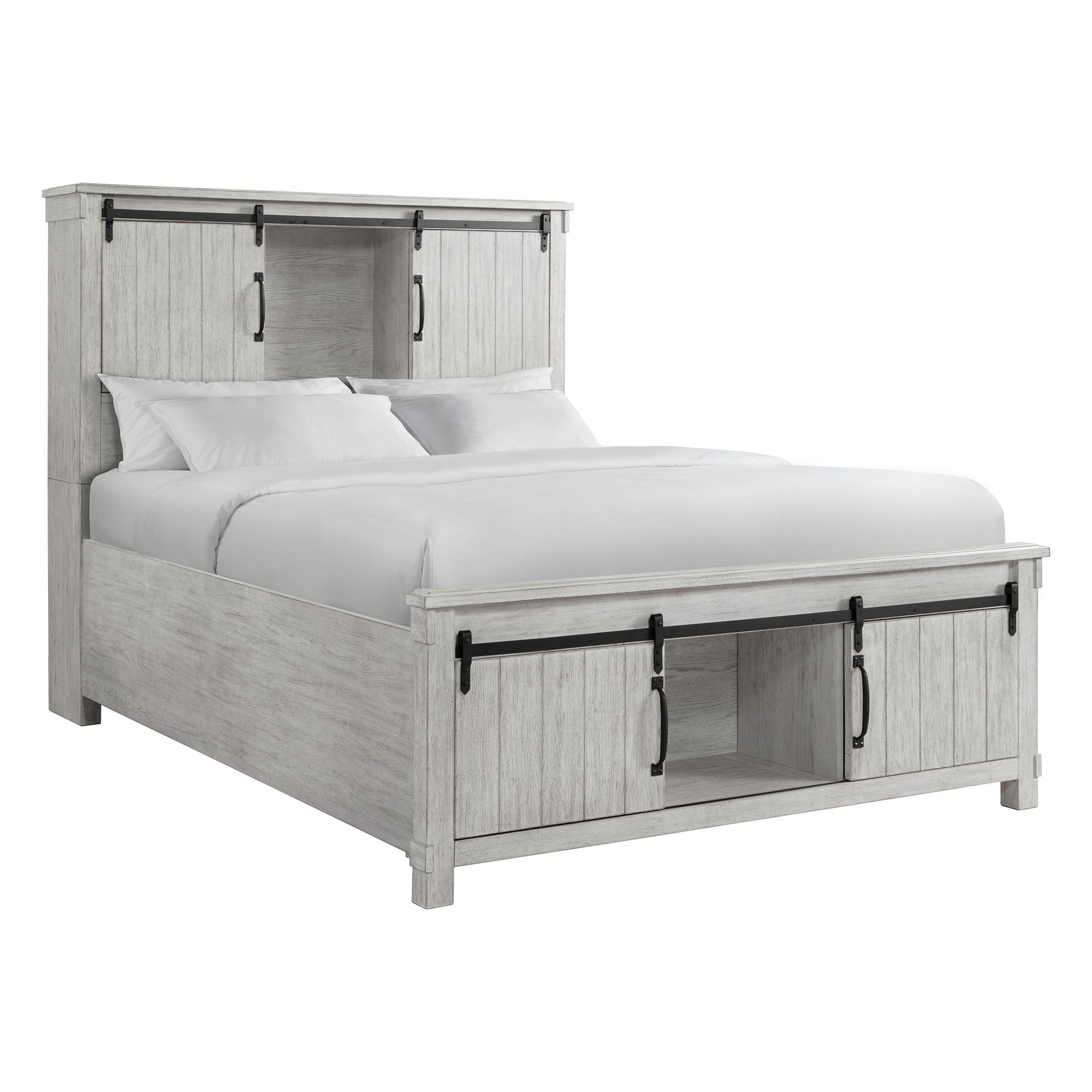 Queen Platform Storage Bed