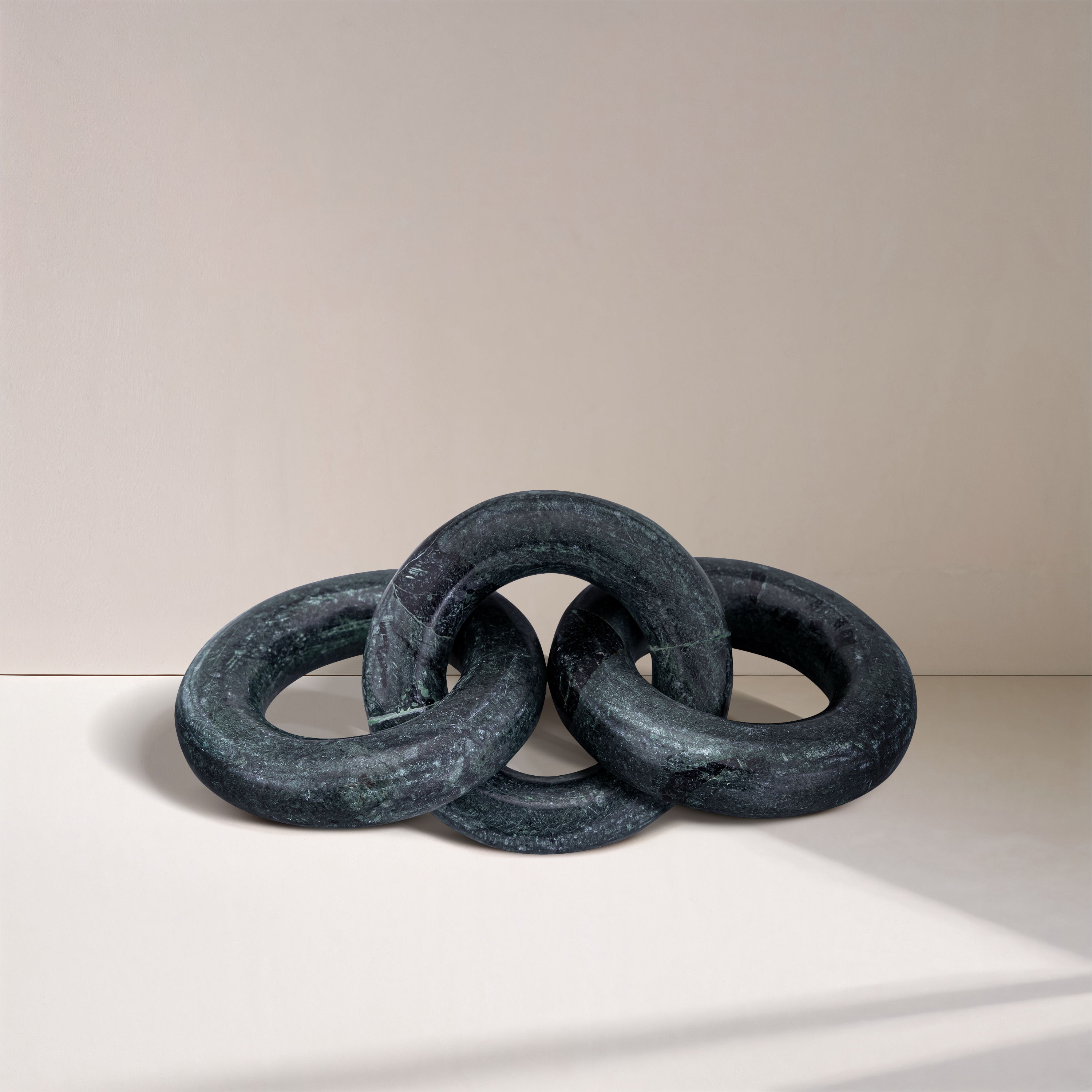 Rings - Marble Decorative Chain Links - Green