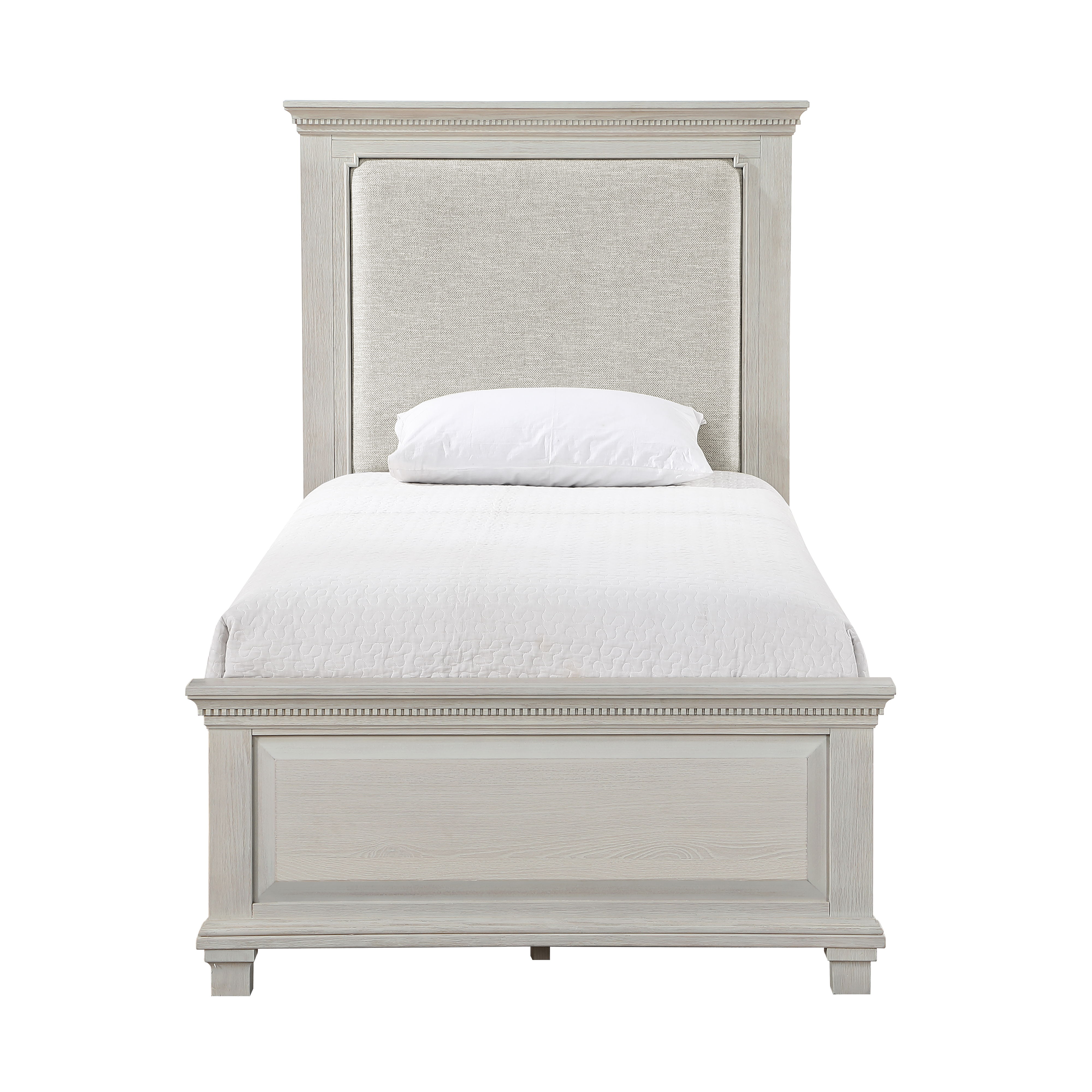 Silver Sands - 3/3 Twin Panel Bed - Gray