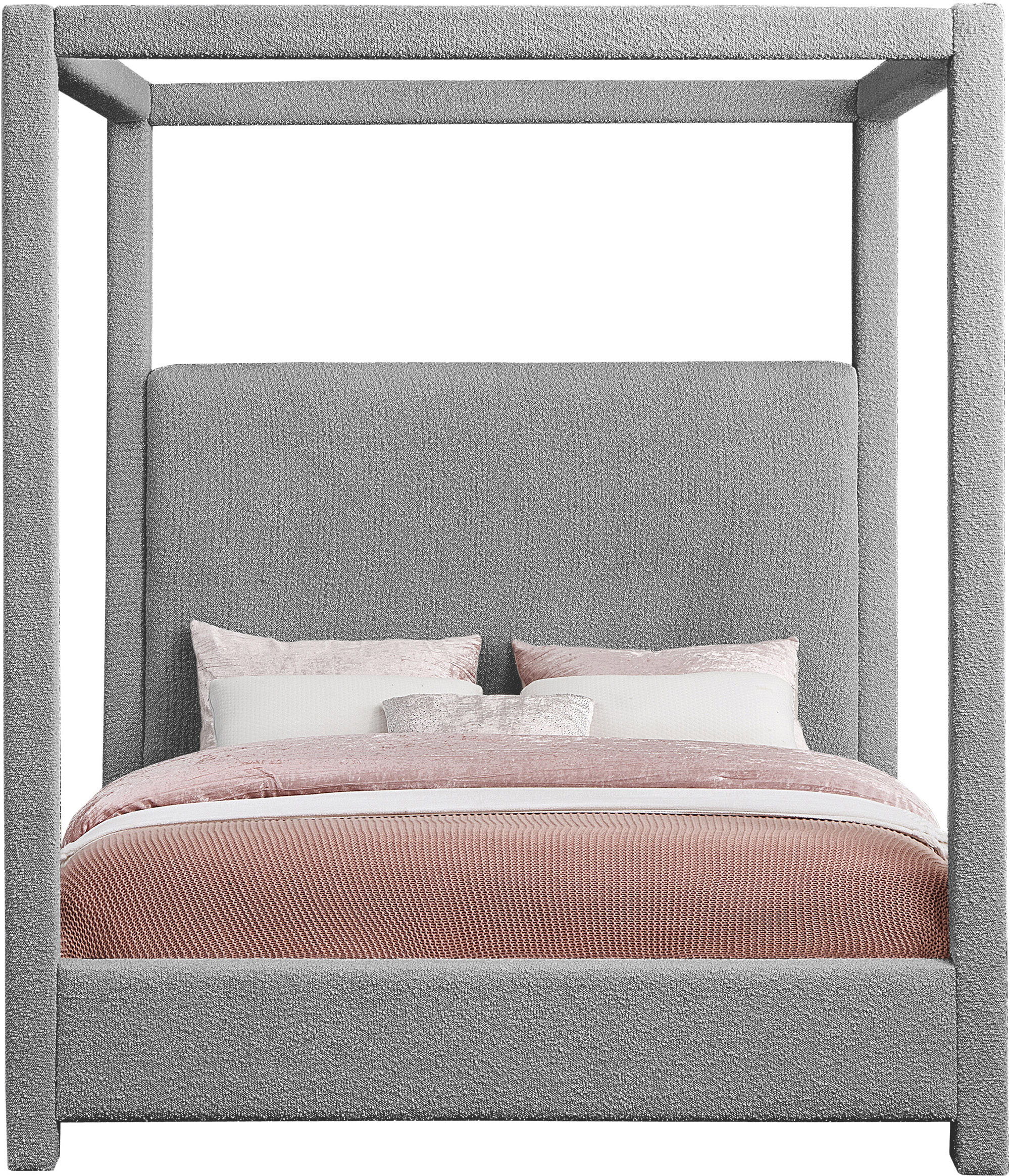 Eden - King Bed - Gray