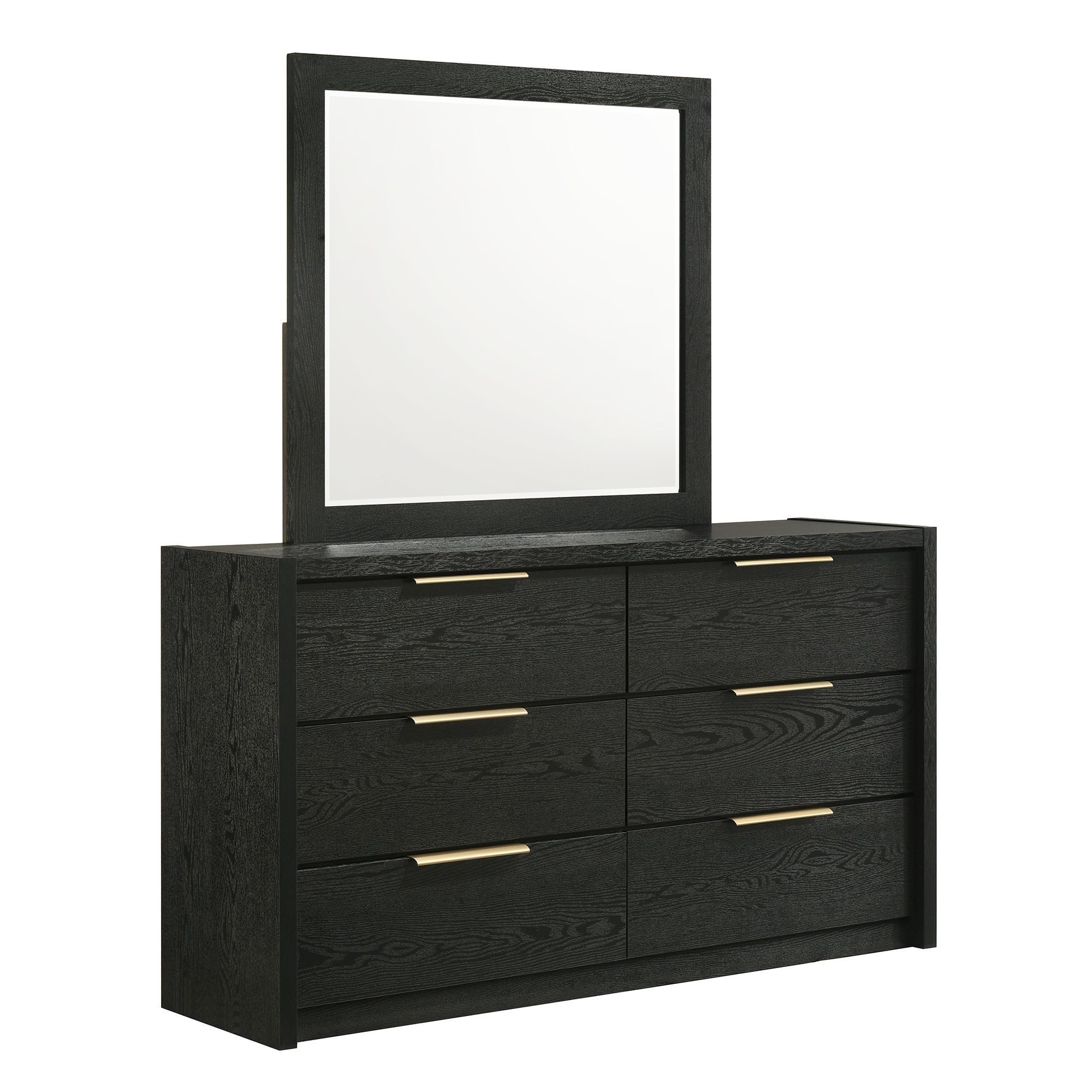 Dresser And Mirror Set