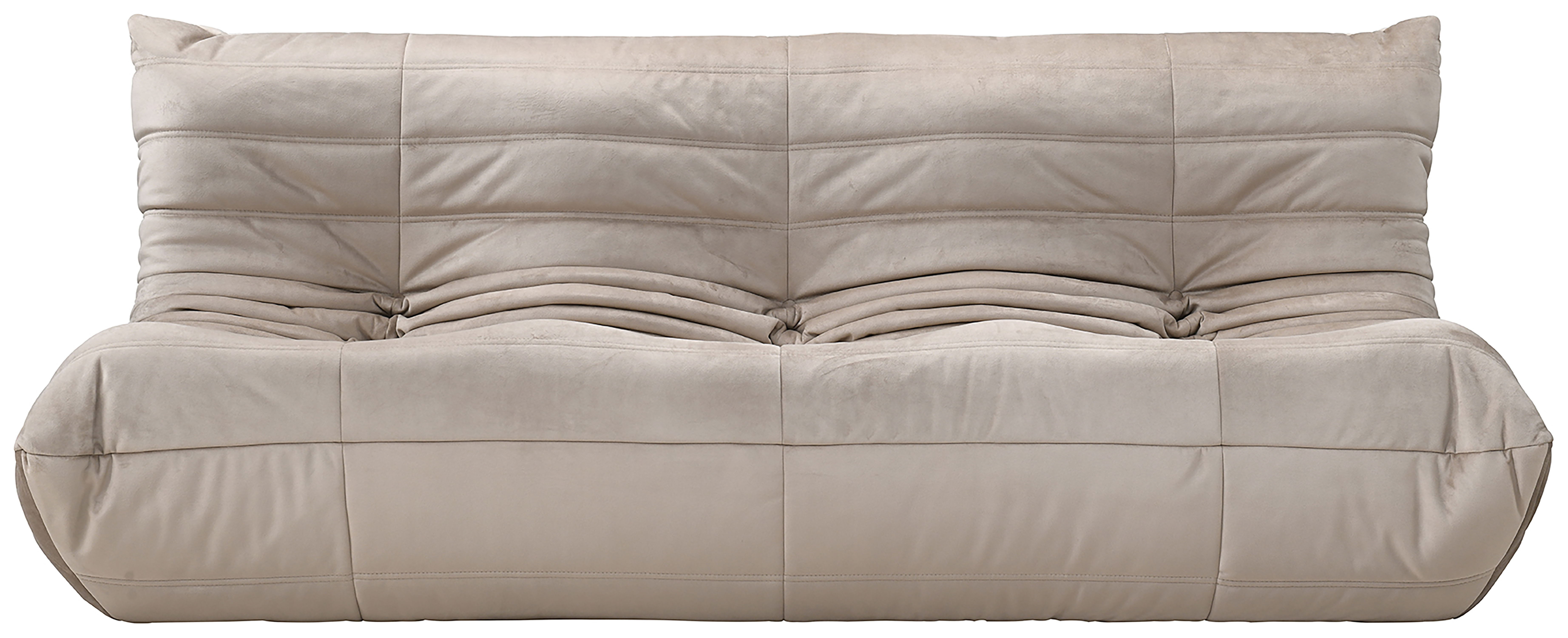 Relax - Velvet 77.75" Upholstered Sofa - Taupe