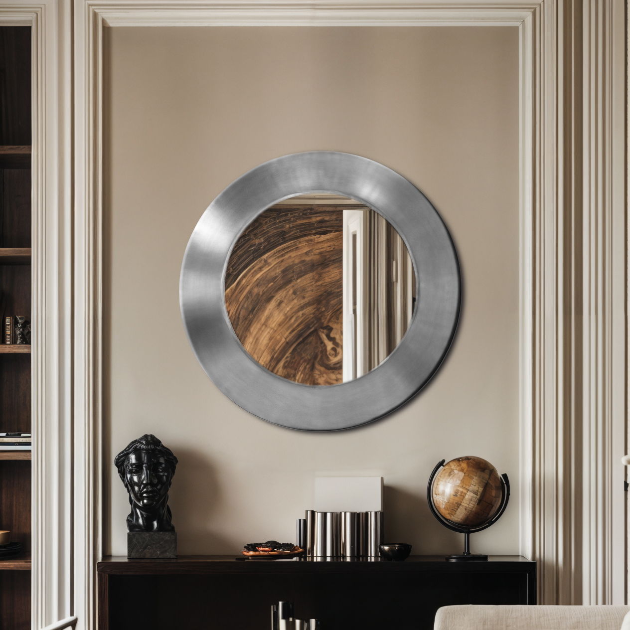 Sphere - 30" Mirror - Silver