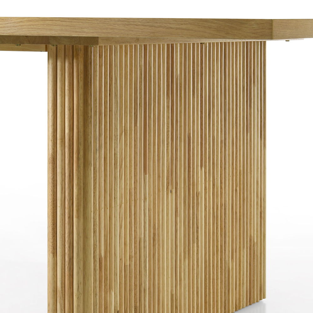 Einar - Dining Table - Natural, light brown, view 3