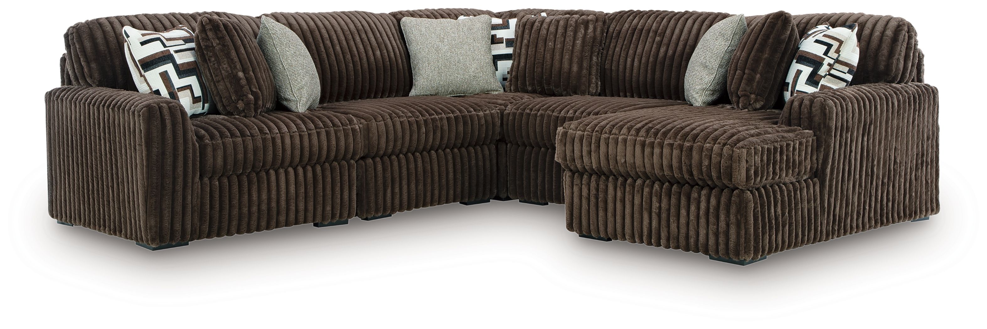 5 Pc · Sectional With RAF Corner Chaise