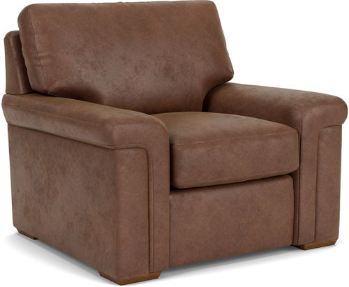 Blanchard - Fabric Chair, dark brown