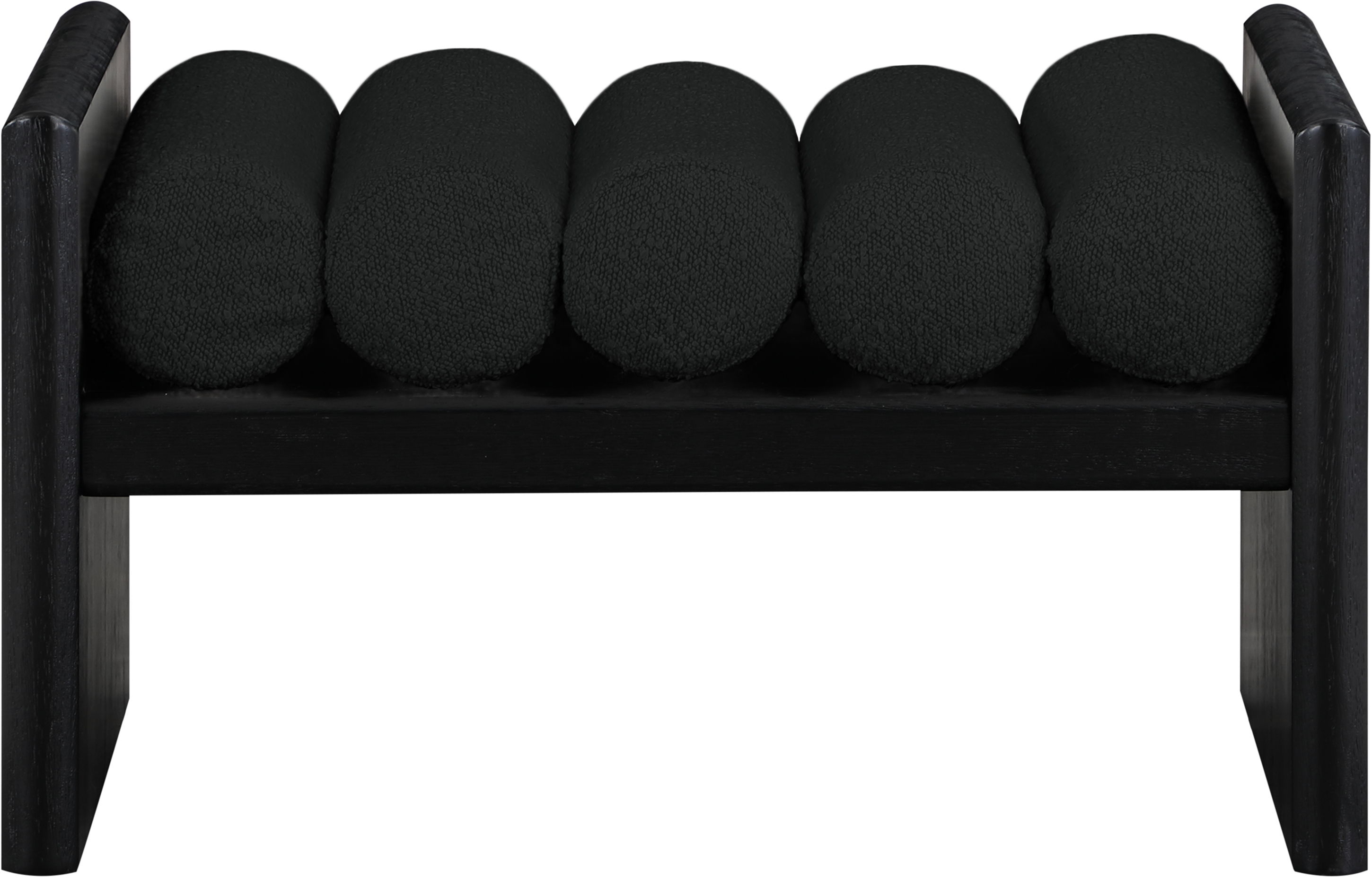 Waverly - Wood Bench - Black
