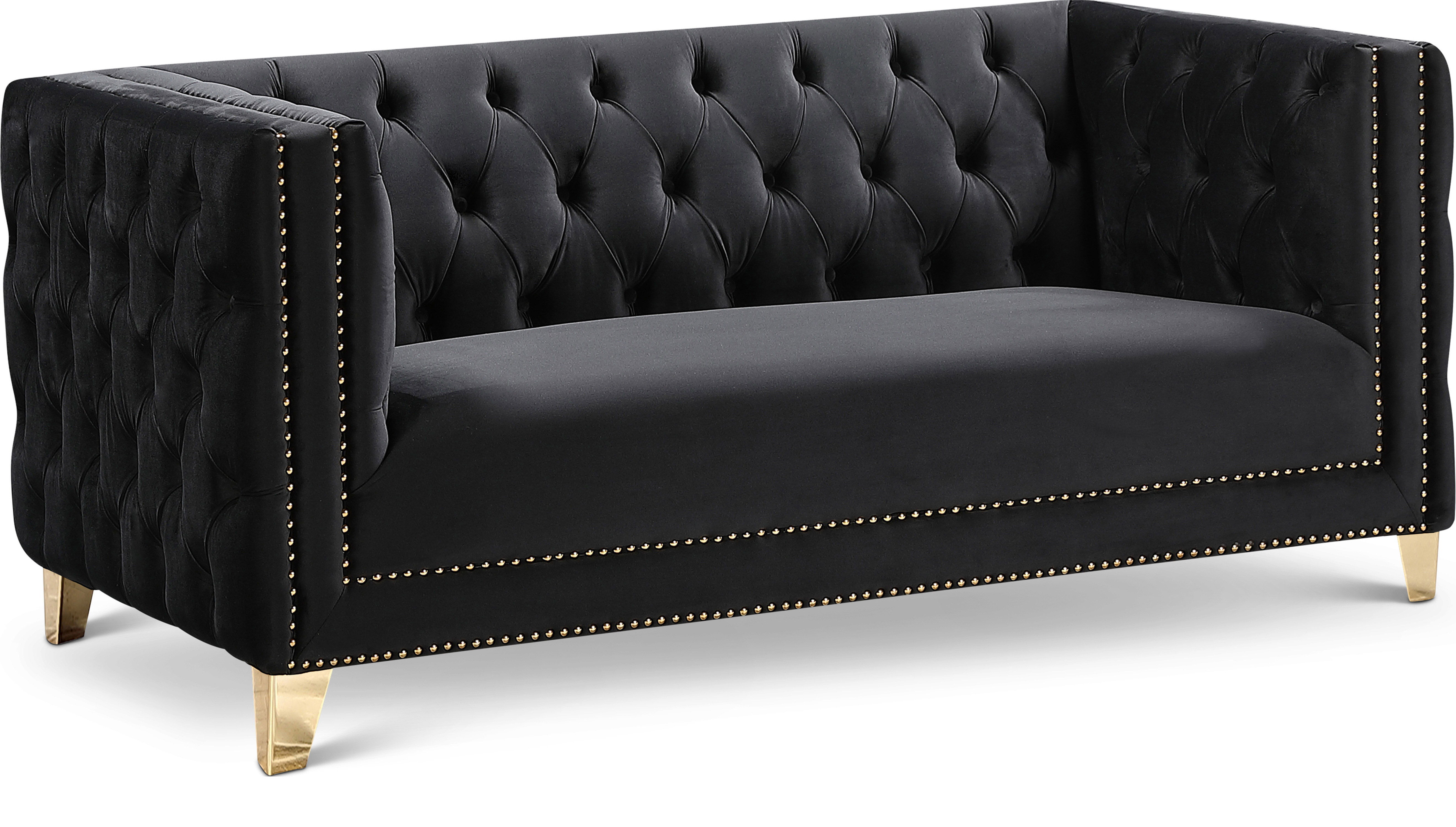 Michelle - Loveseat - Black