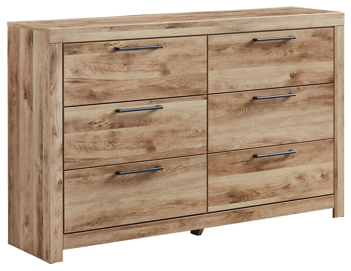 Ashley Hyanna Six Drawer Dresser - Tan Brown