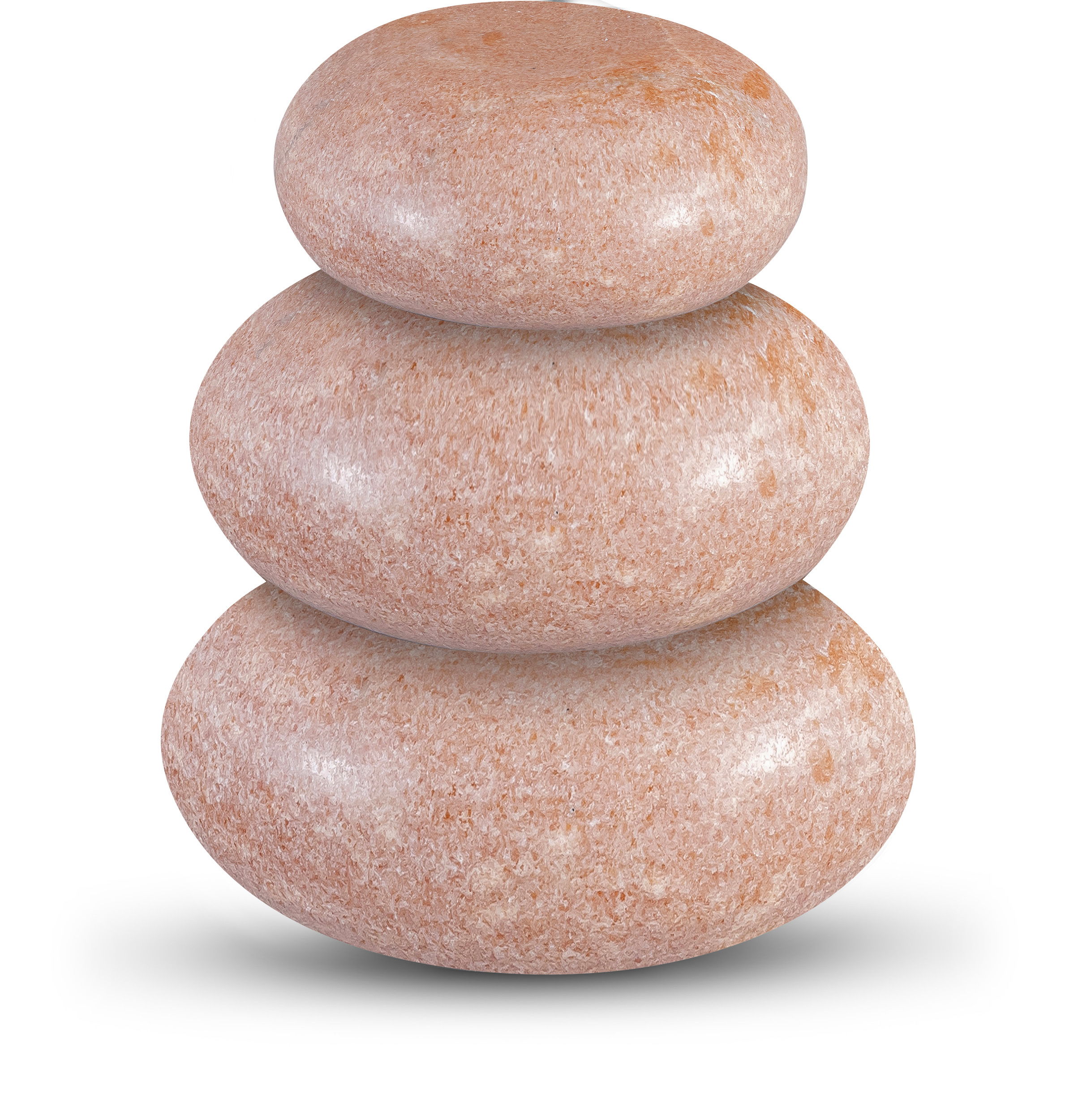 Pumpkin - 3 Piece Marble Decorative Object - Pink