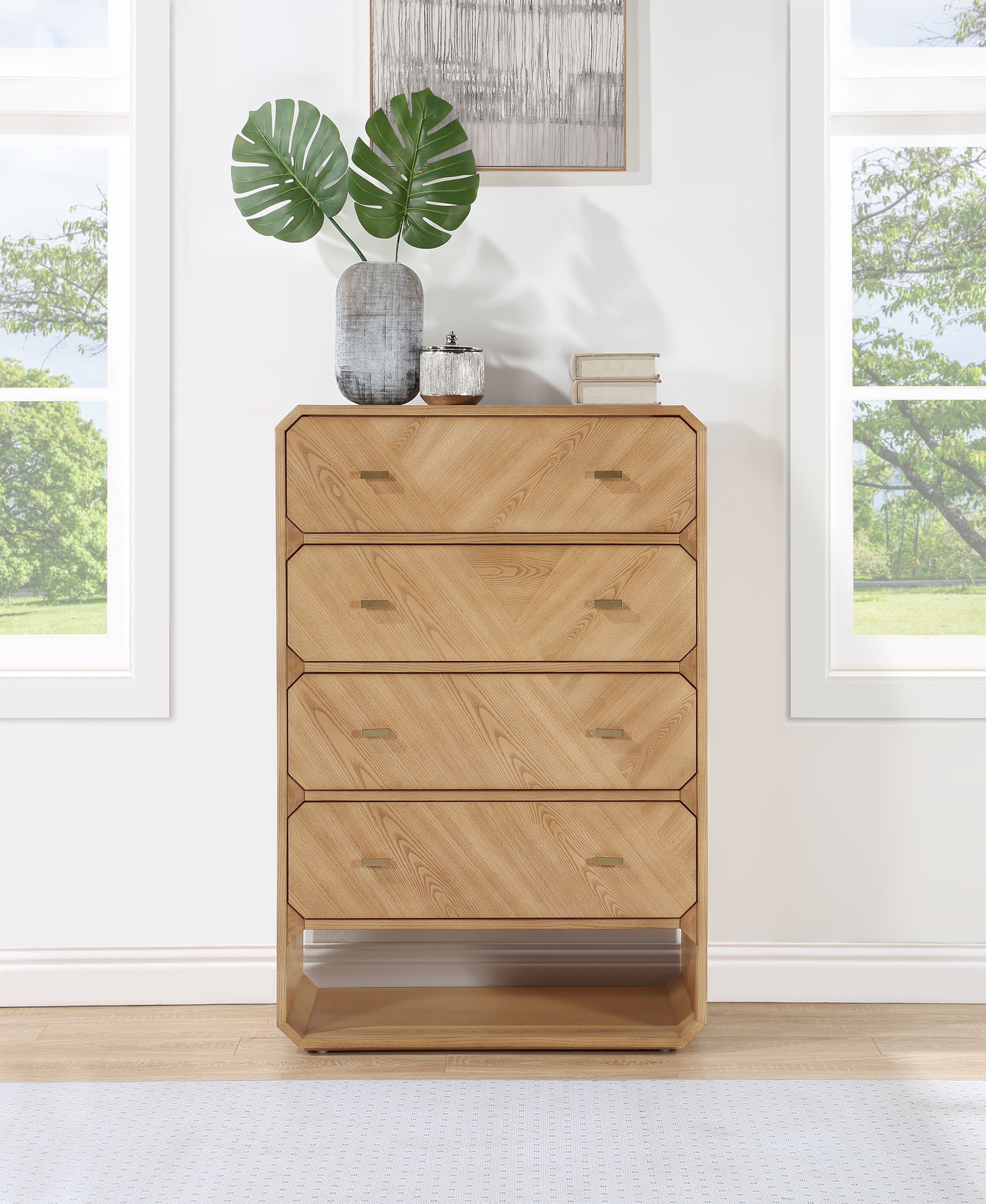 Parker - Ash Veneer Chest - Natural